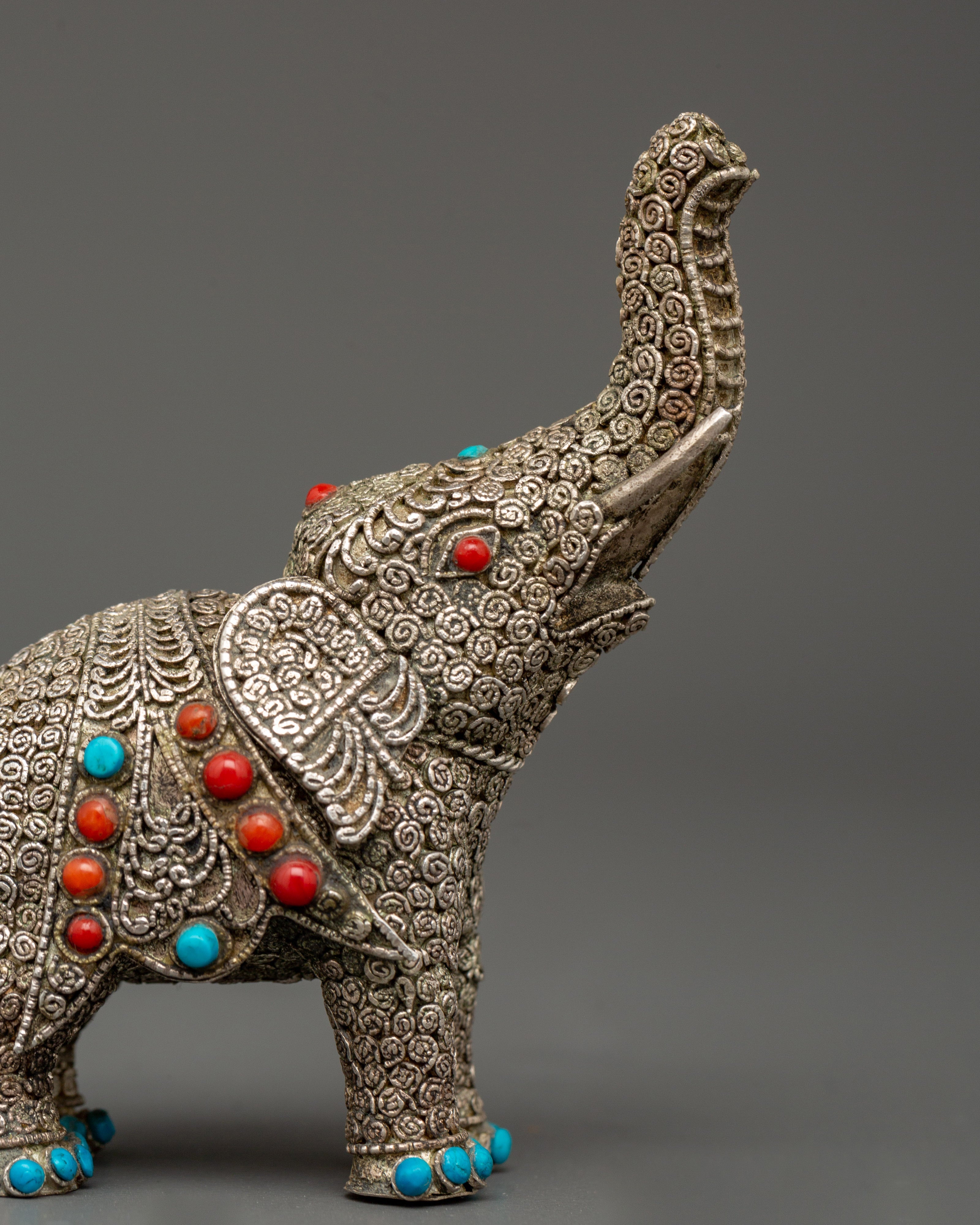 Elephant Figurine | Embodiment of Power, Wisdom, and Grace