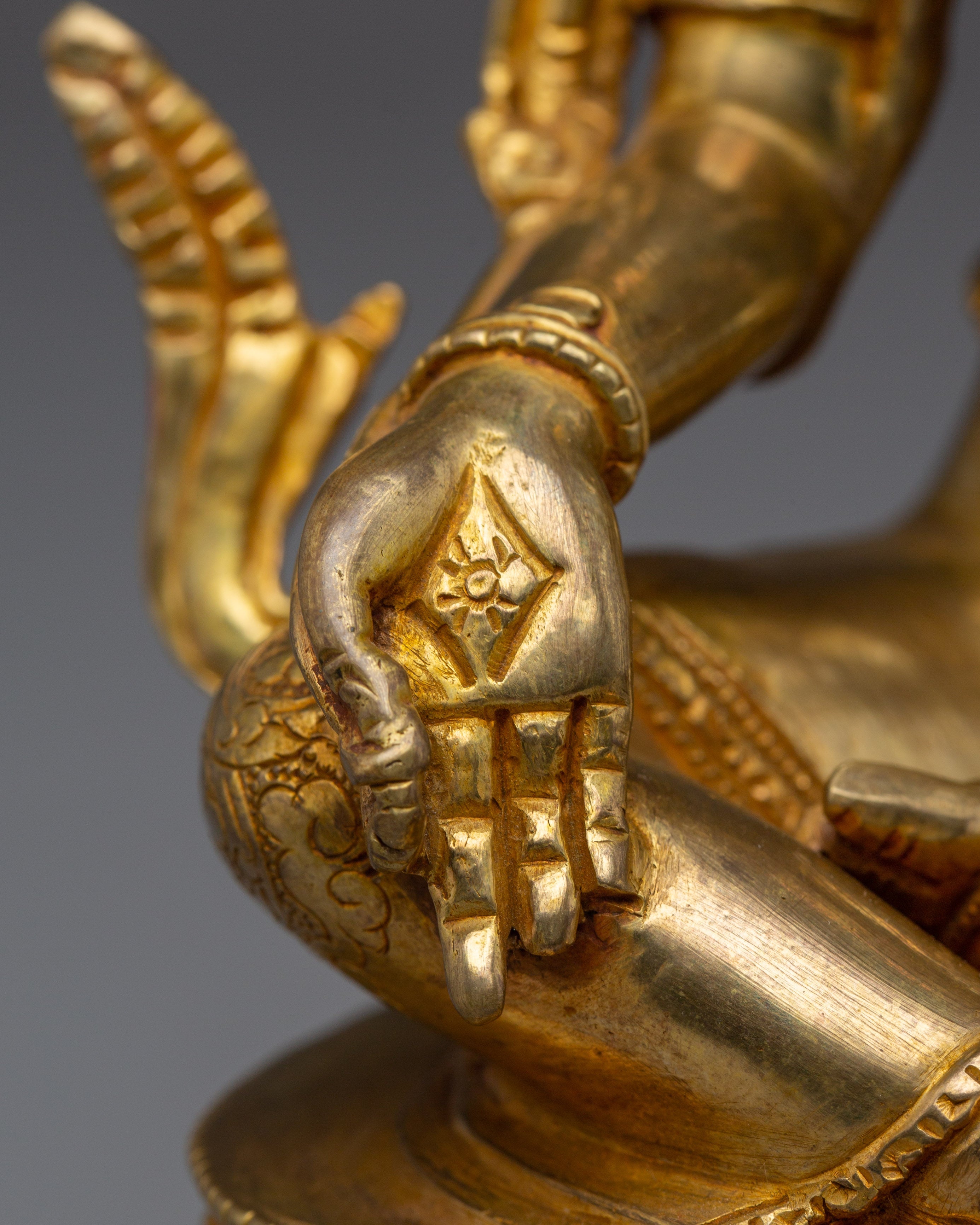 Female Goddess Green Tara Artwork | Spiritual Protection Deity