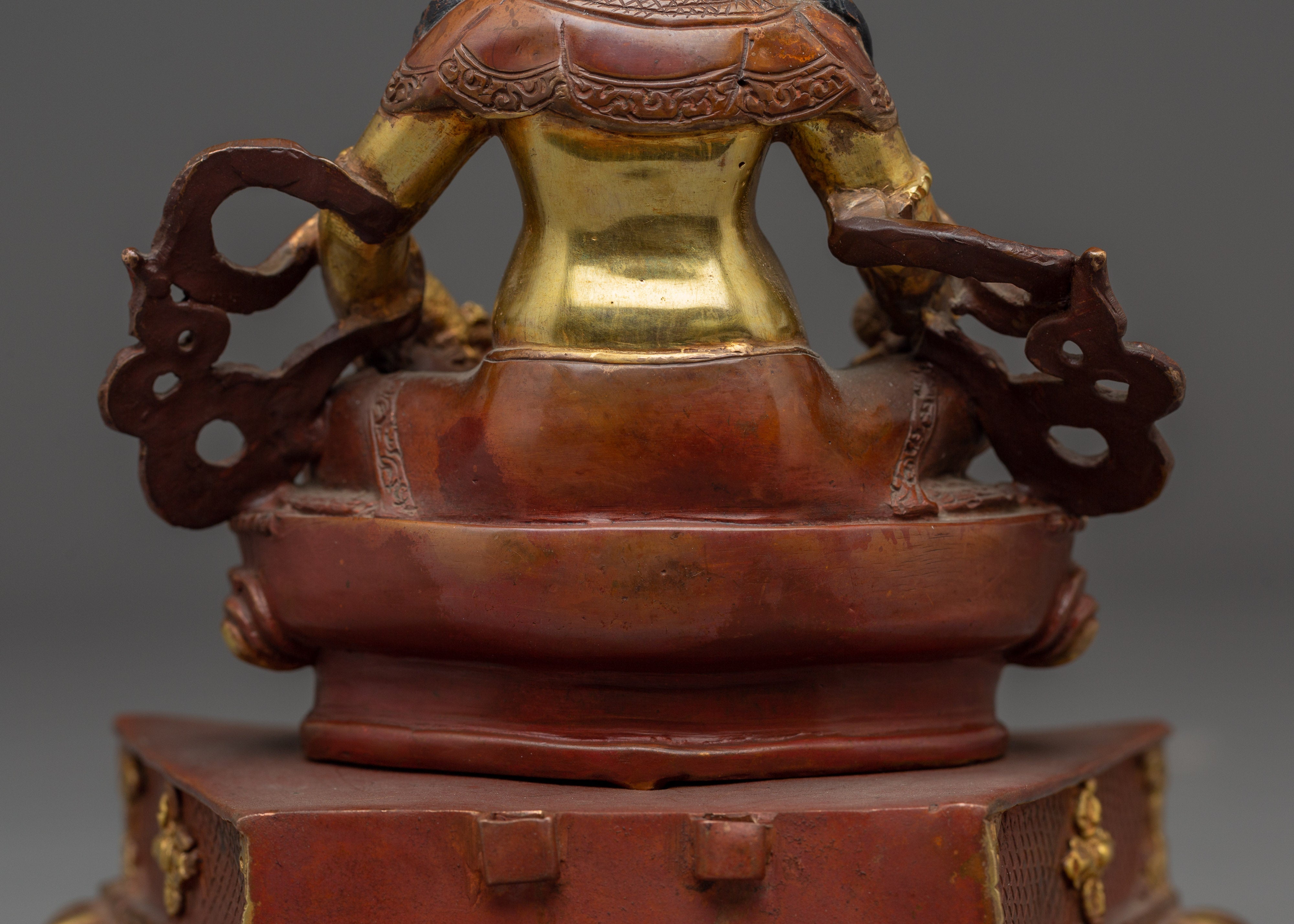 Dzambhala With Throne | Colorful Throne