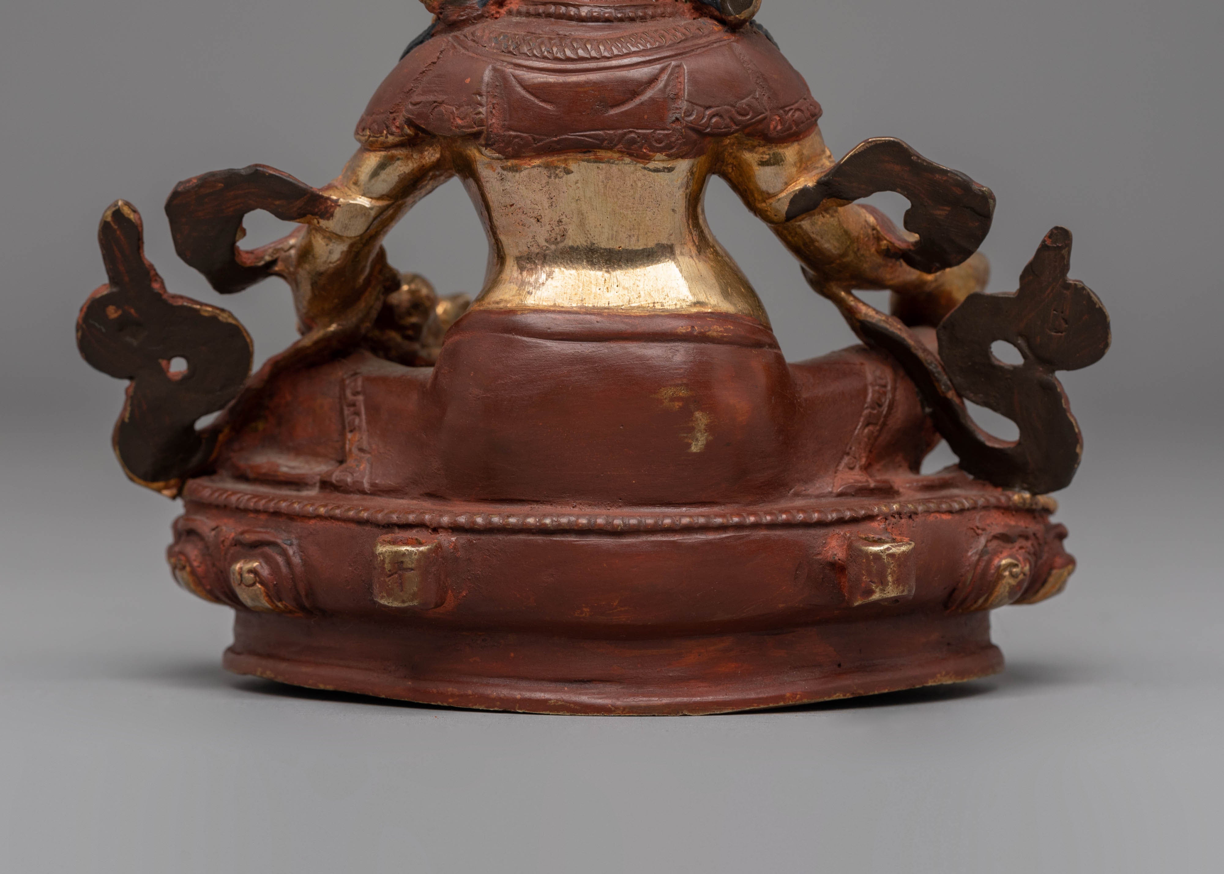 Handcrafted Copper Dzambhala Figurine | Embodiment of Wealth