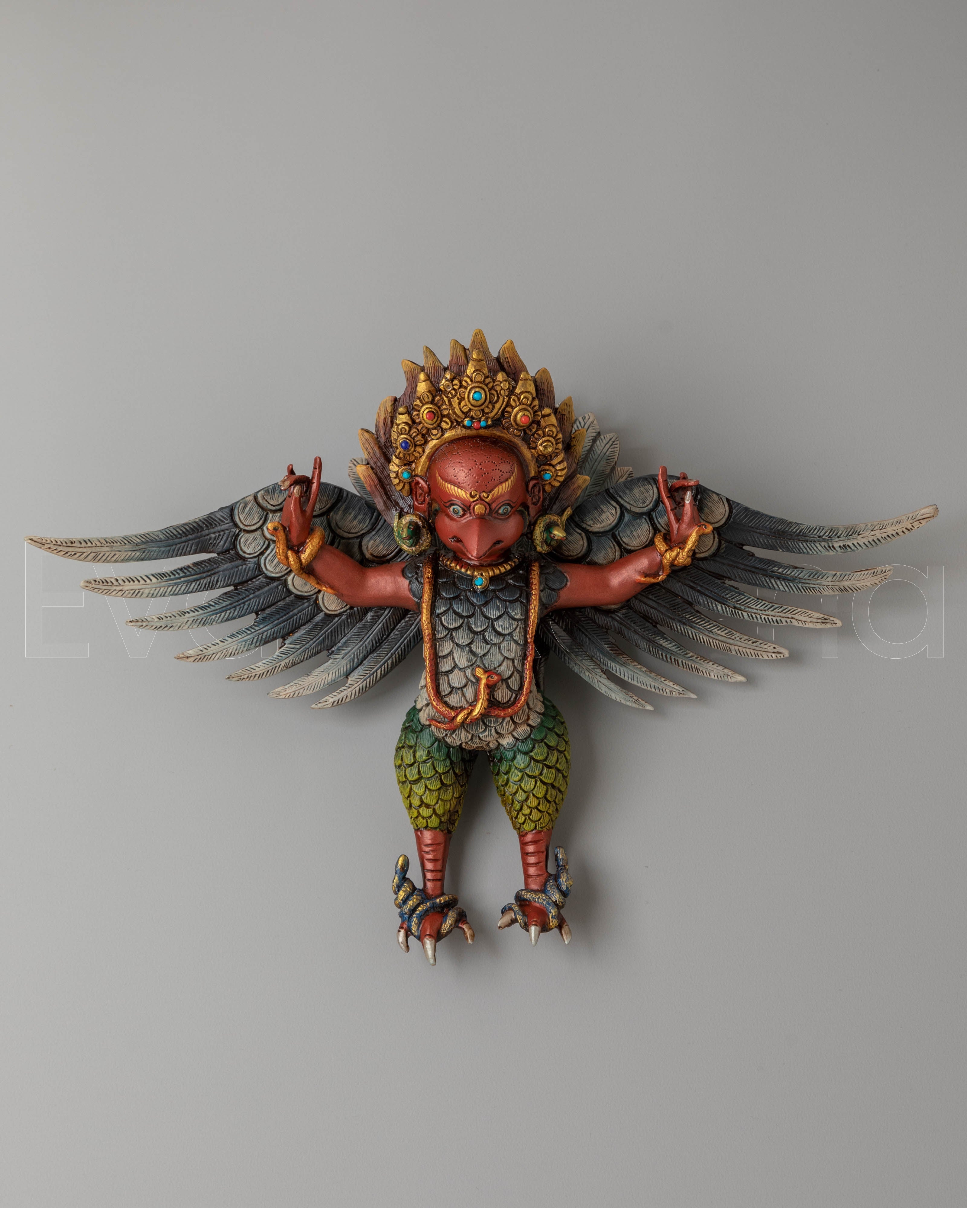 Garuda Wall Hanging with Gemstone