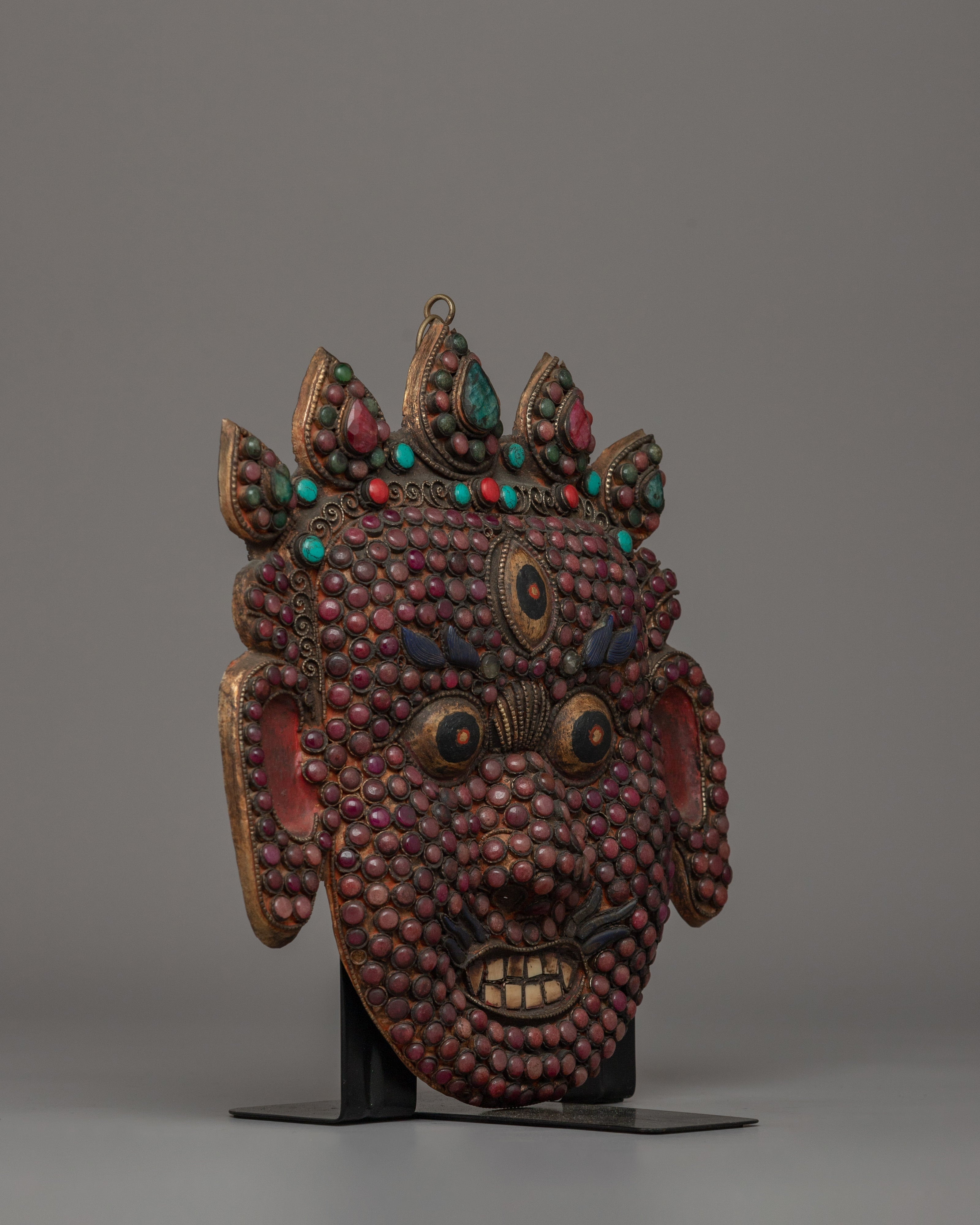 Handcrafted Tibetan Copper Mask | A Symbol of Protection, Power & Spiritual Energy