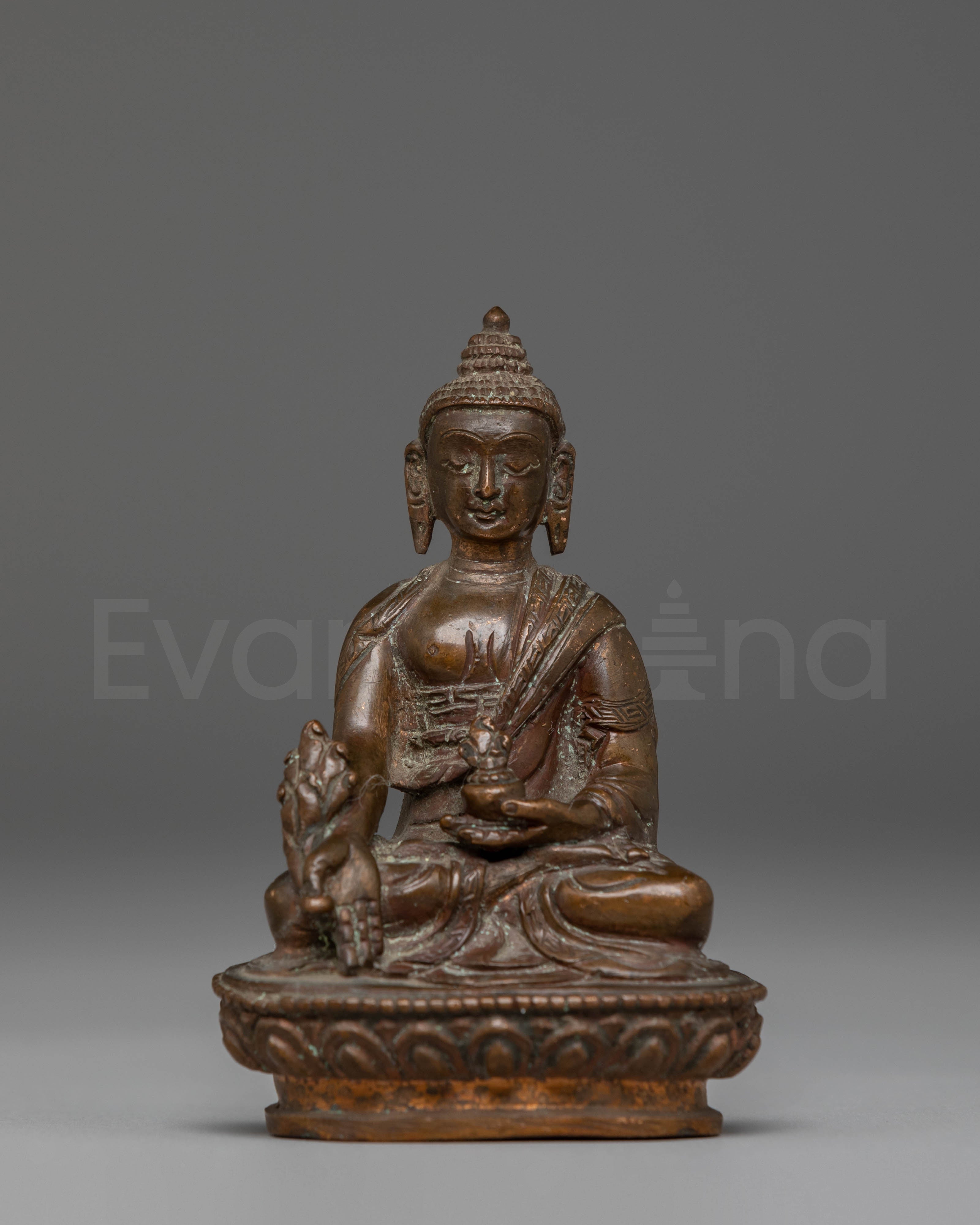 Handcrafted Sculpture of Medicine Buddha | Symbol of Healing, and Wisdom