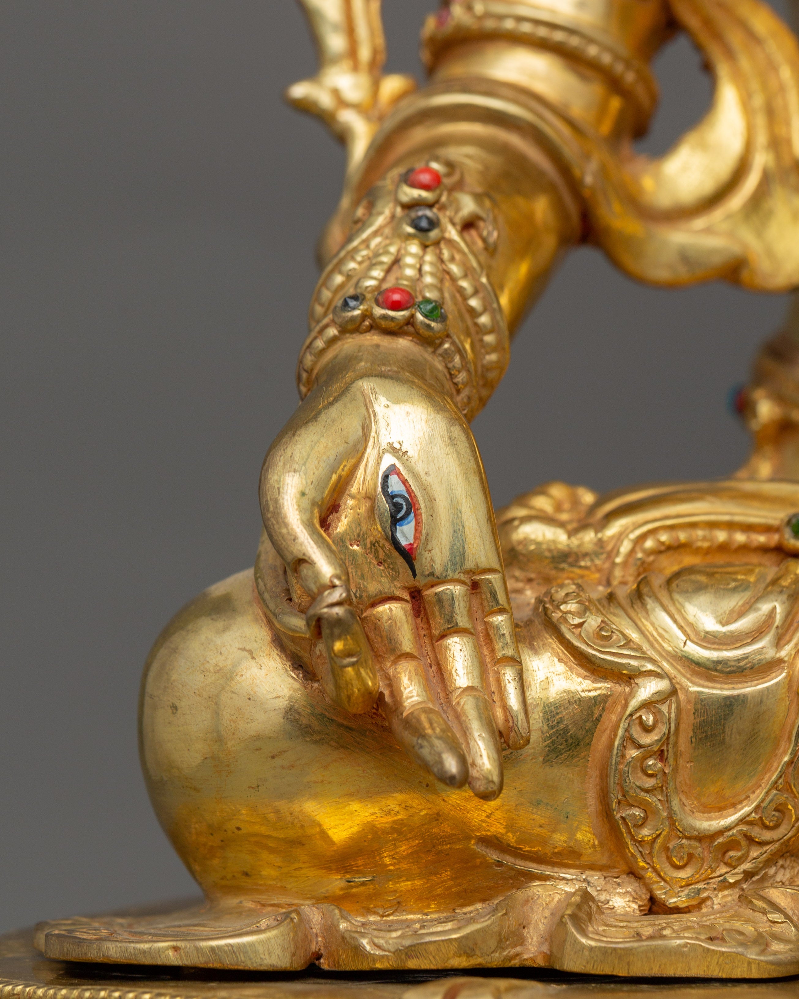 Tibetan Statue of White Tara Compassion Deity | Handcrafted Sita Tara