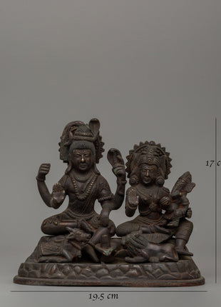 Shiva Family Statue | Handcrafted Hindu Deity