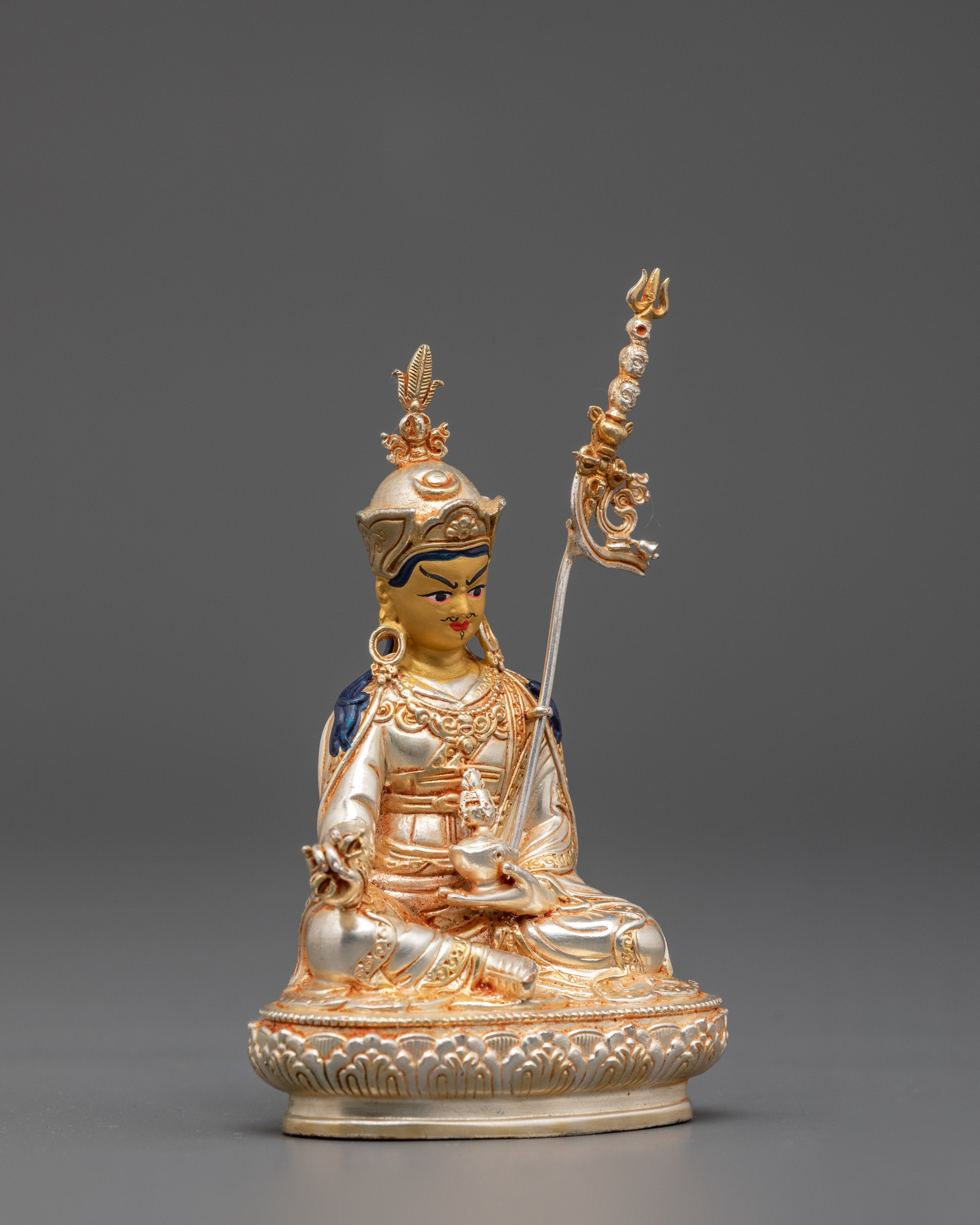 Meditation Deity Guru Rinpoche Statue  | Tibetan Vajra Master