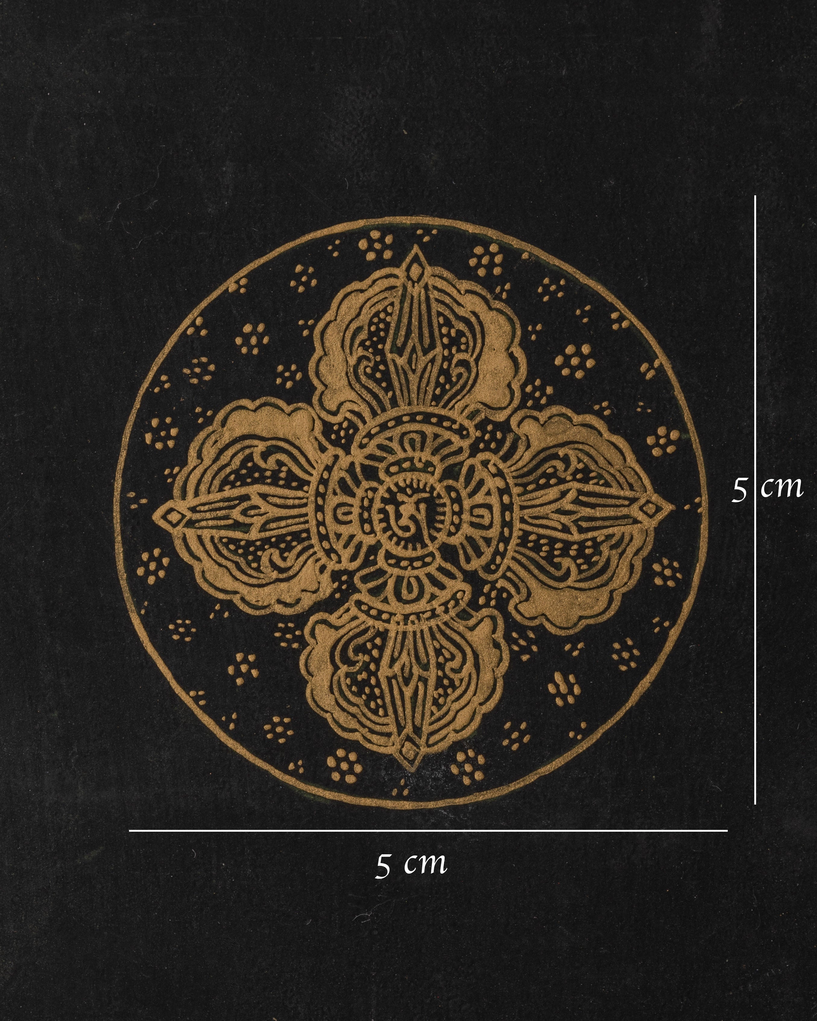 Biswo Vajra Mandala Thangka for Locket | Sacred Tibetan Art