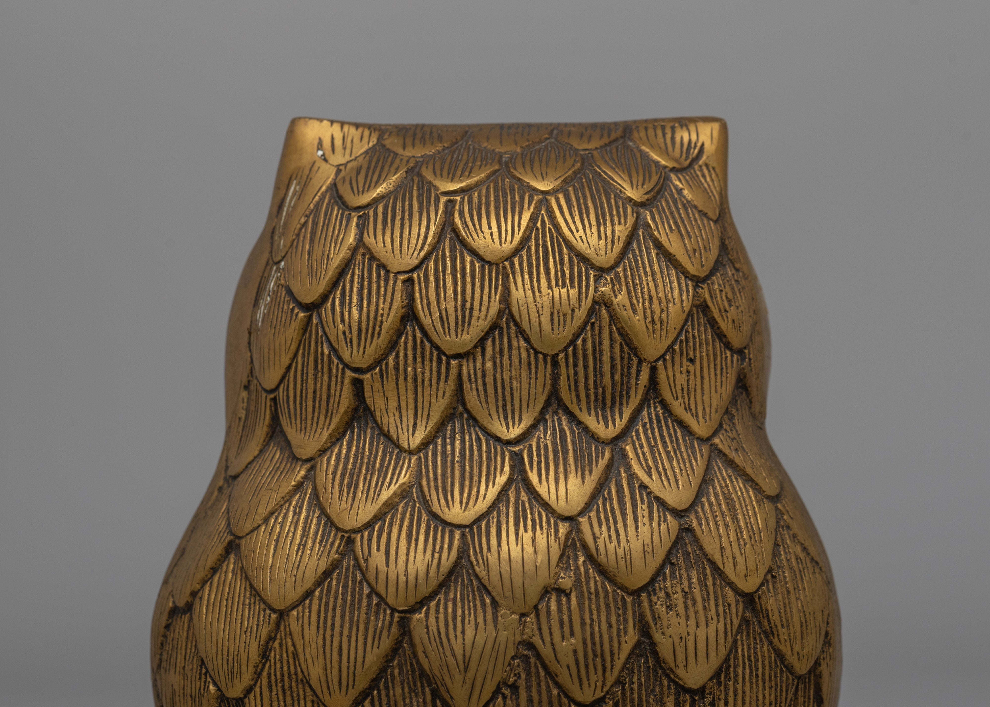 Handcrafted Brass Body Owl Figurine | Symbolizing Wisdom and Prosperity