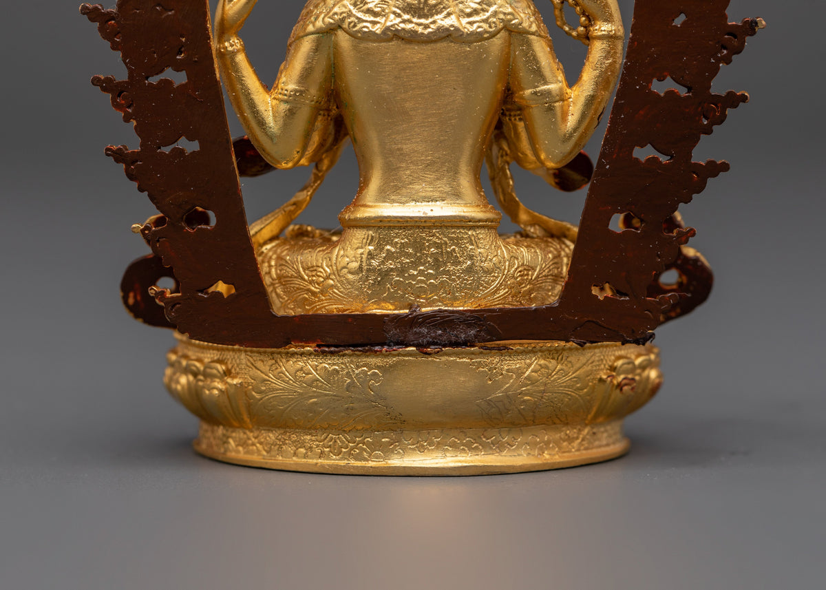 Sacred Bodhisattva Chenrezig Figurine | Symbol of Compassion & Mindfulness