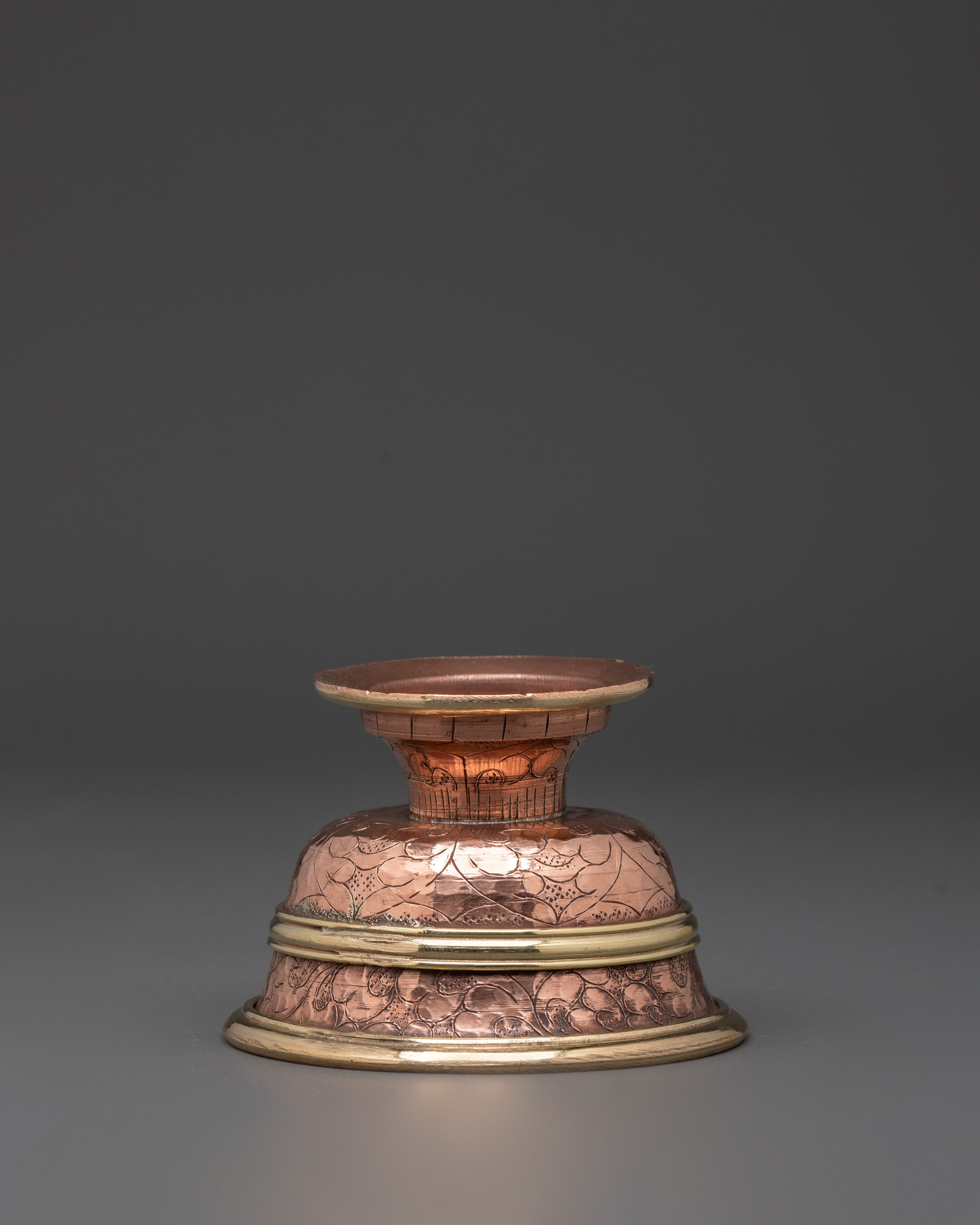 Handcrafted Brass Offering Bowl Set | For Buddhist Rituals and Altar Use