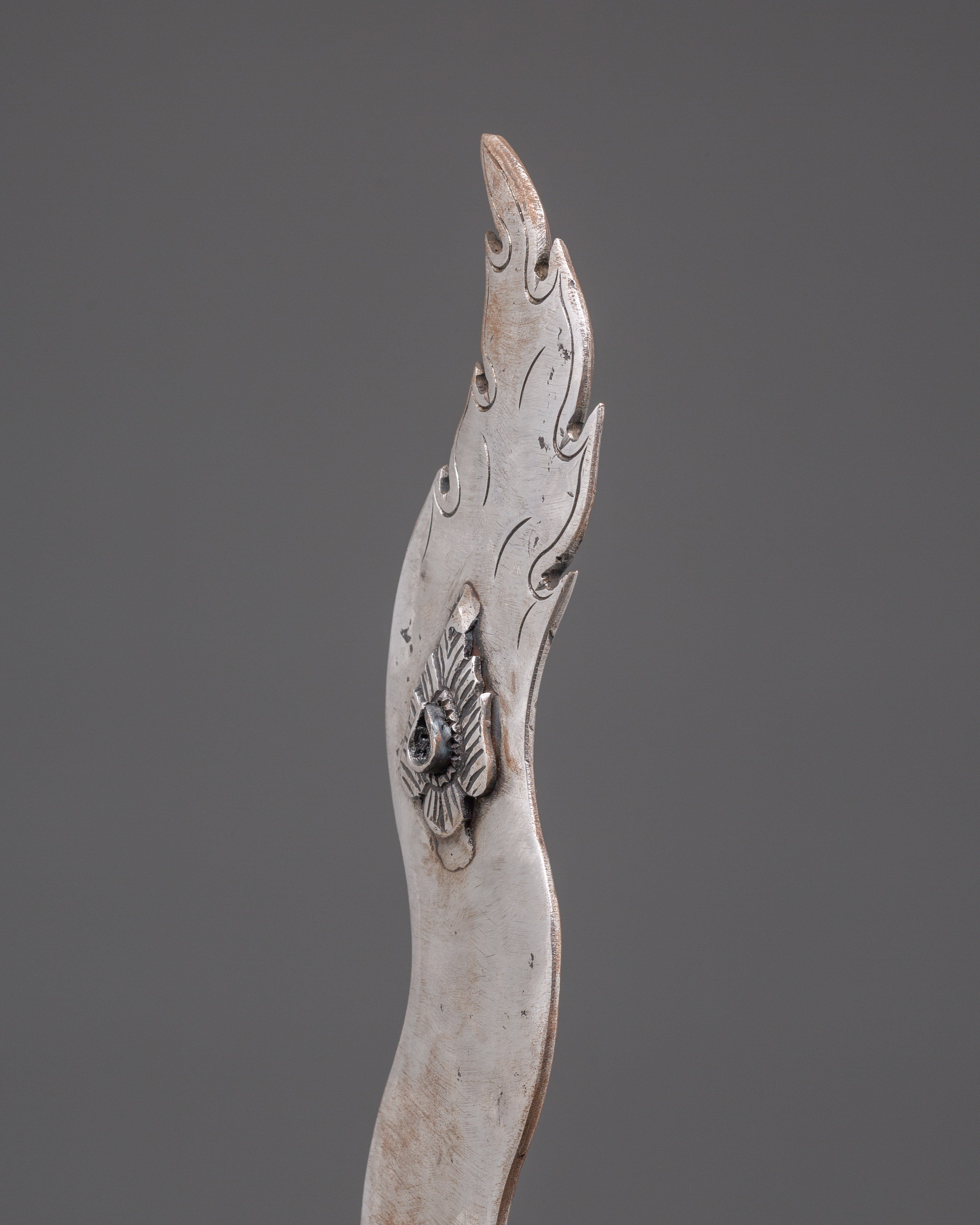 Traditional Spiritual Weapon | Handcrafted Iron Sword for Meditation and Protection