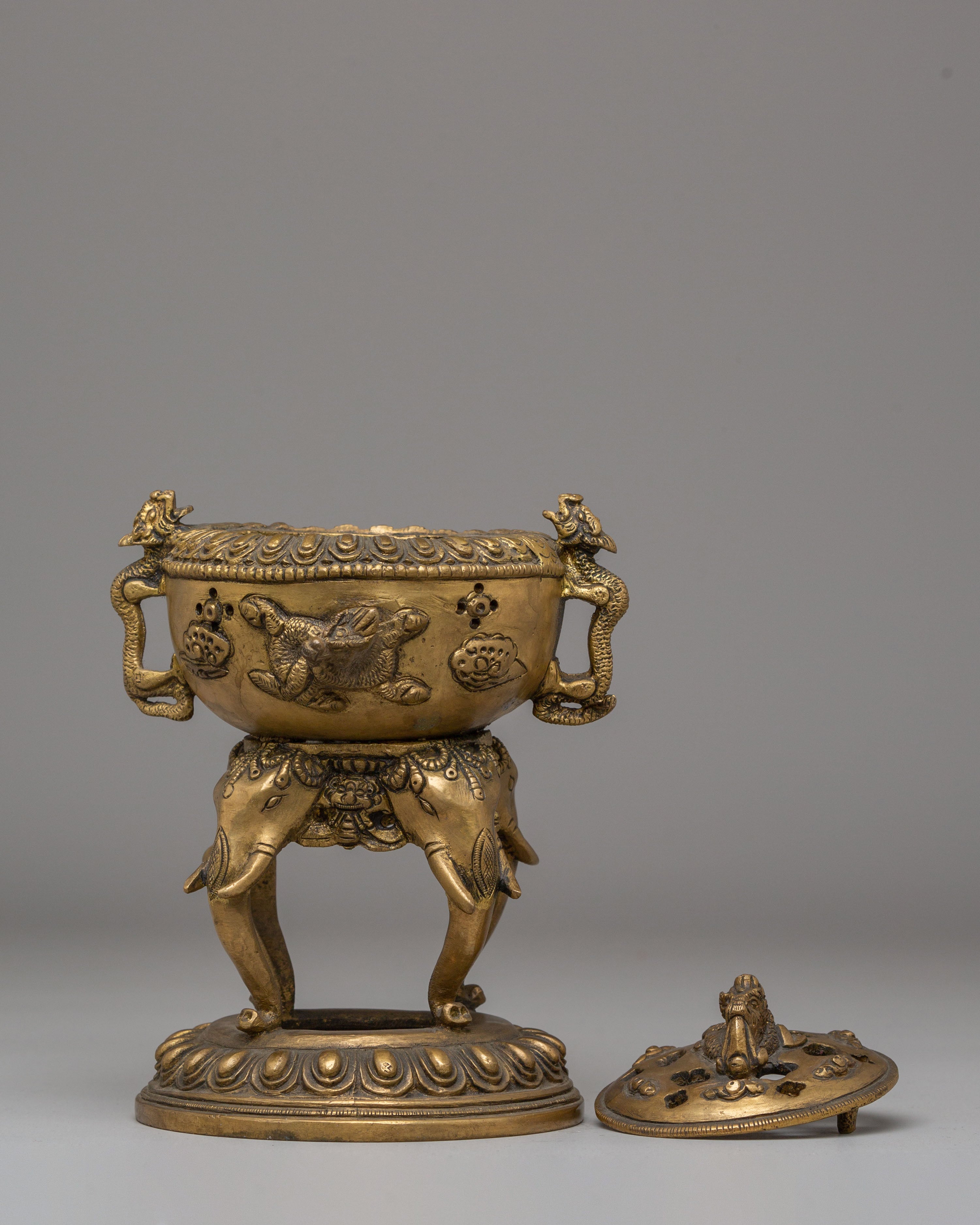 Handmade Incense Burner for Ritual Use | Decorative Brass Incense Holder