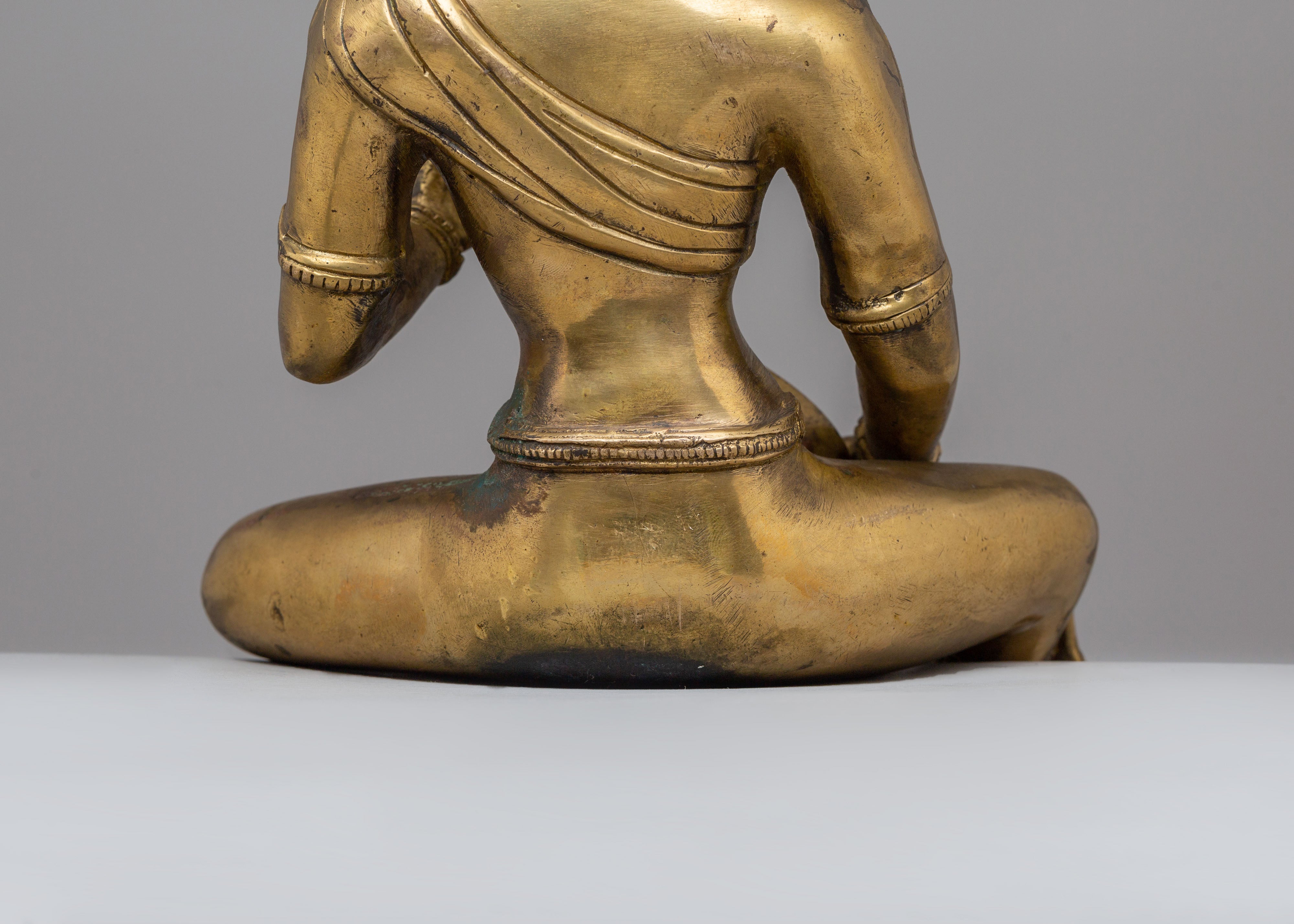 Saraswati Goddess Statue With Veena | Sacred Spiritual Home Decor