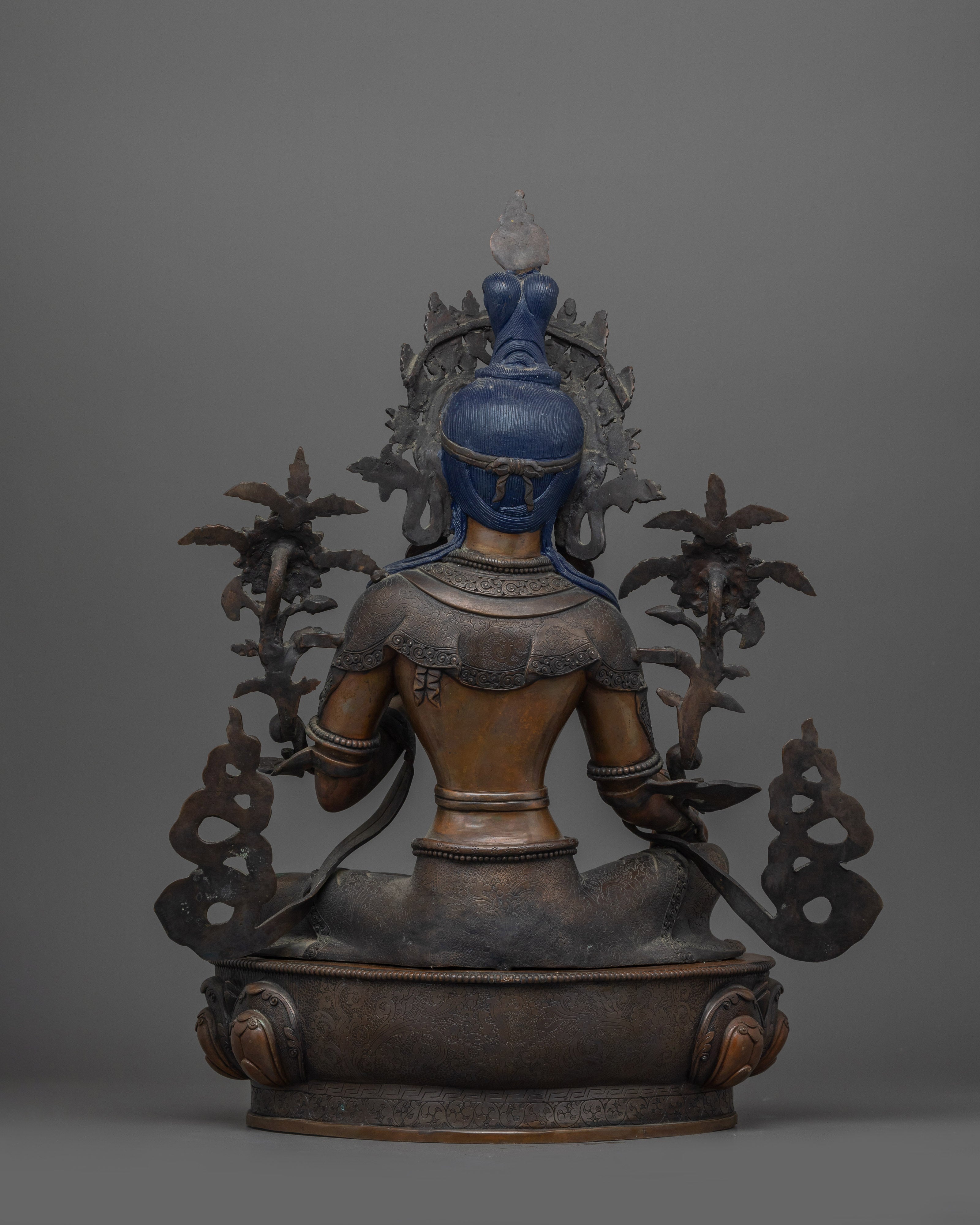 Green Tara Compassion Deity Figurine | Symbol of Swift Healing