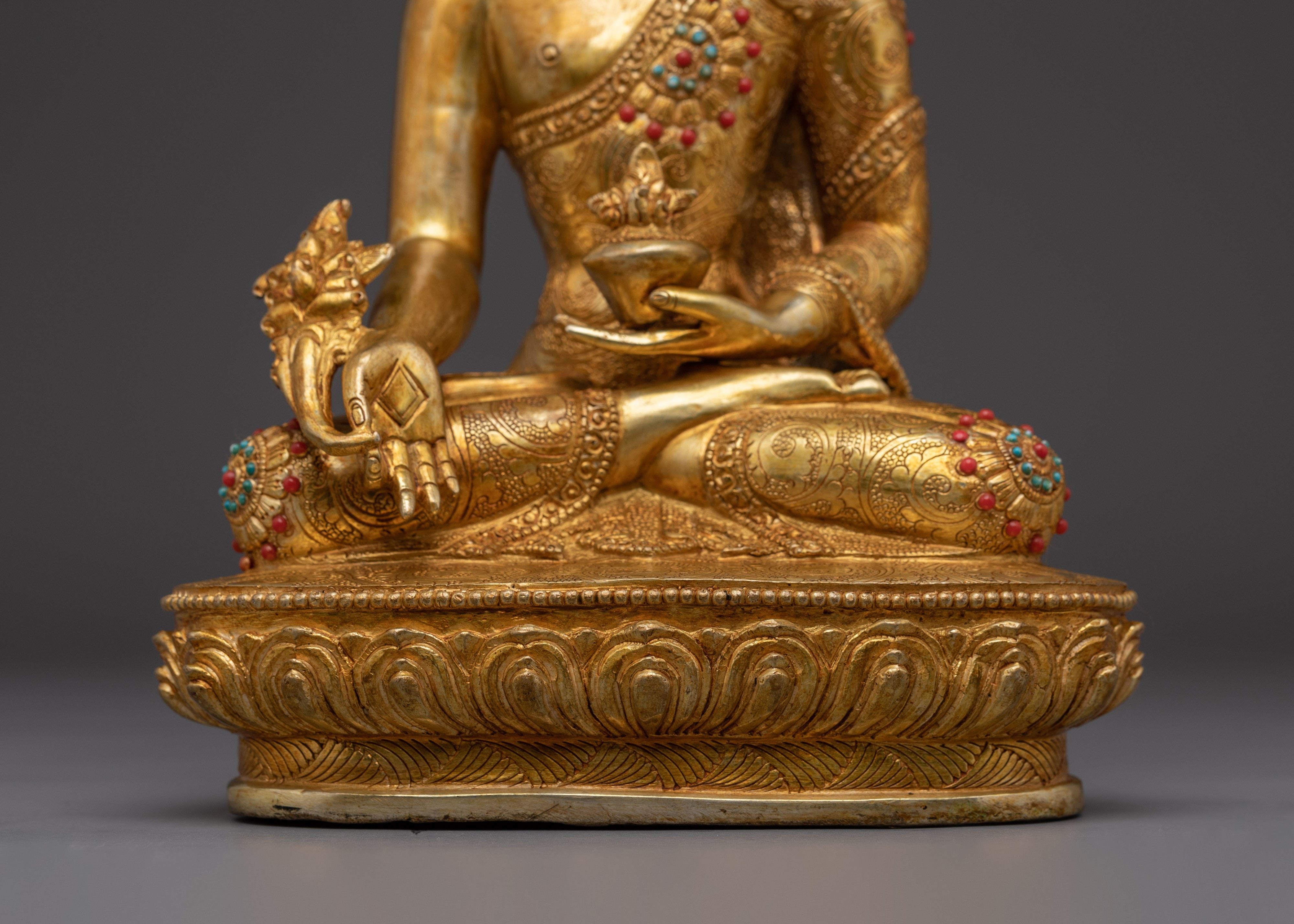 Exquisite Medicine Buddha Statue | Buddhist Healing Deity