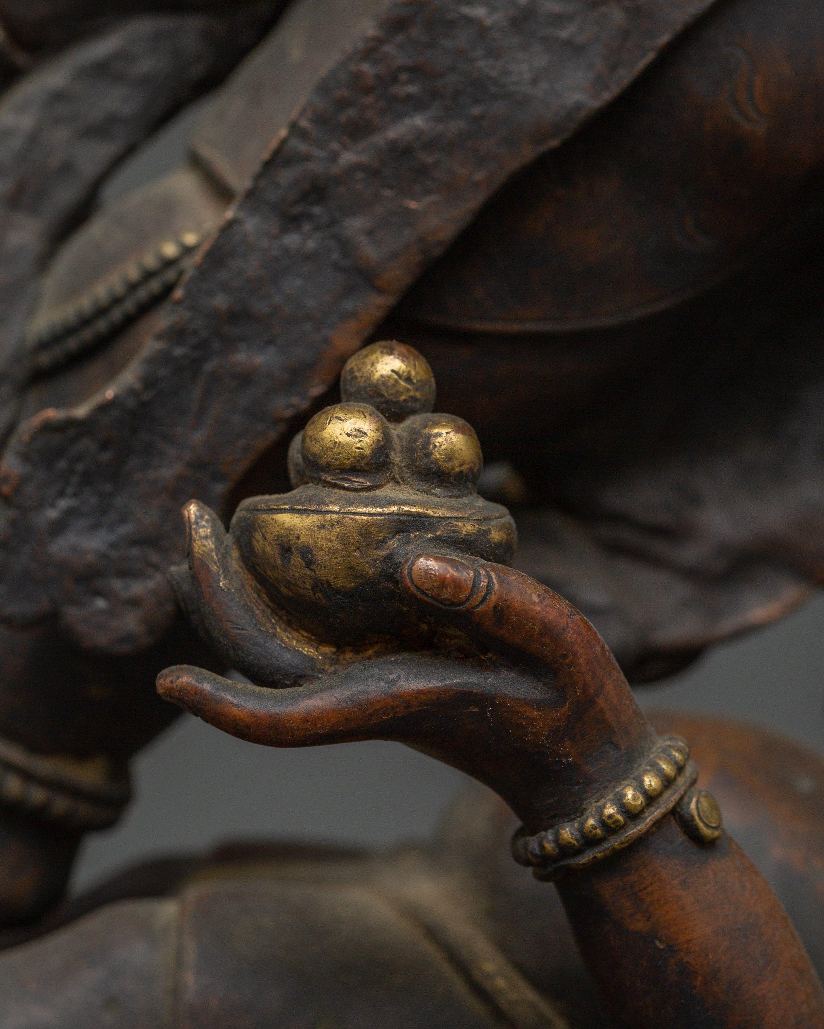 Copper Mahakala Statue | Buddhist Protector Deity