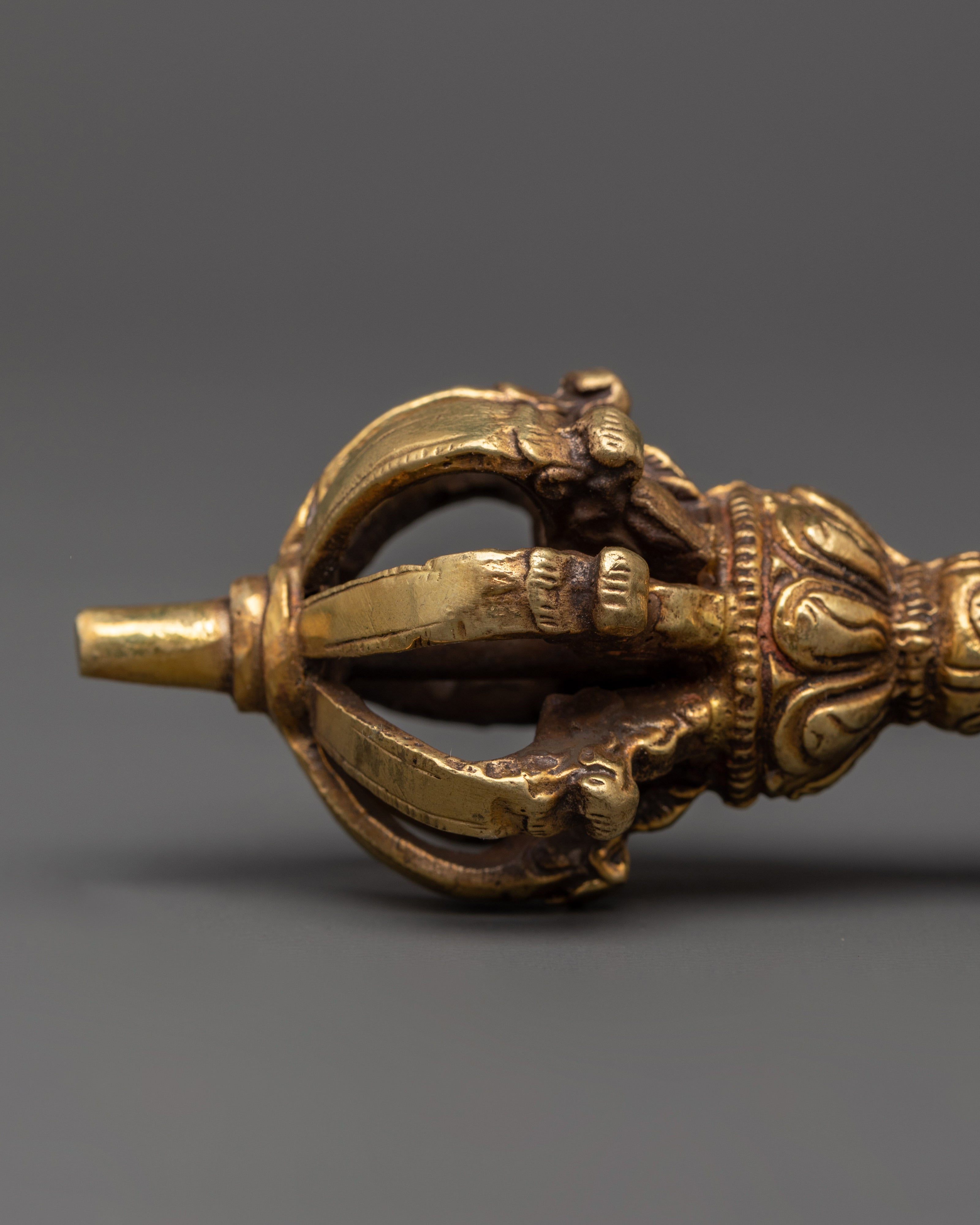 Tibetan Brass Vajra Dorje | Spiritual Artifact