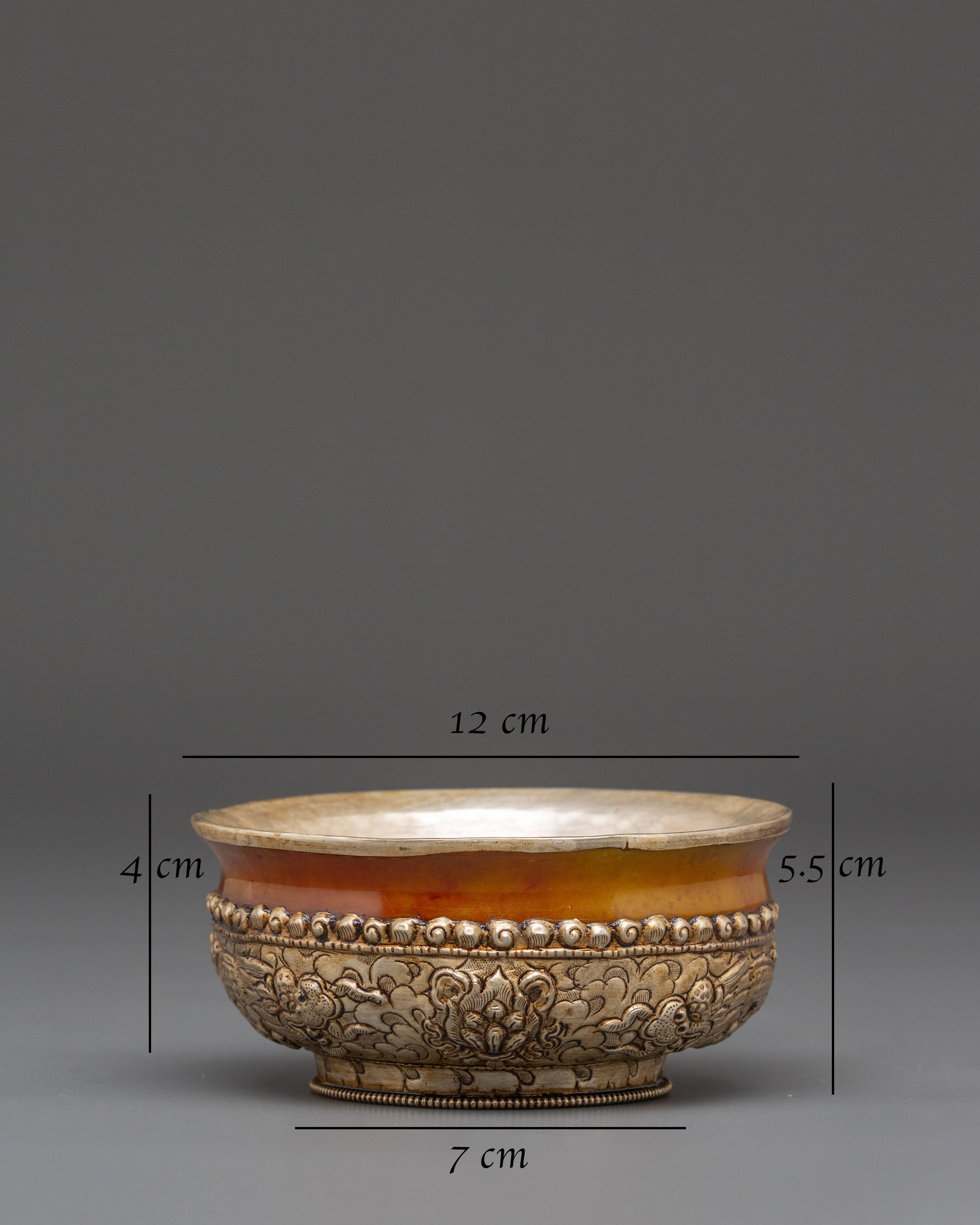 Amber Ritual Bowl | Sacred Altar Decor