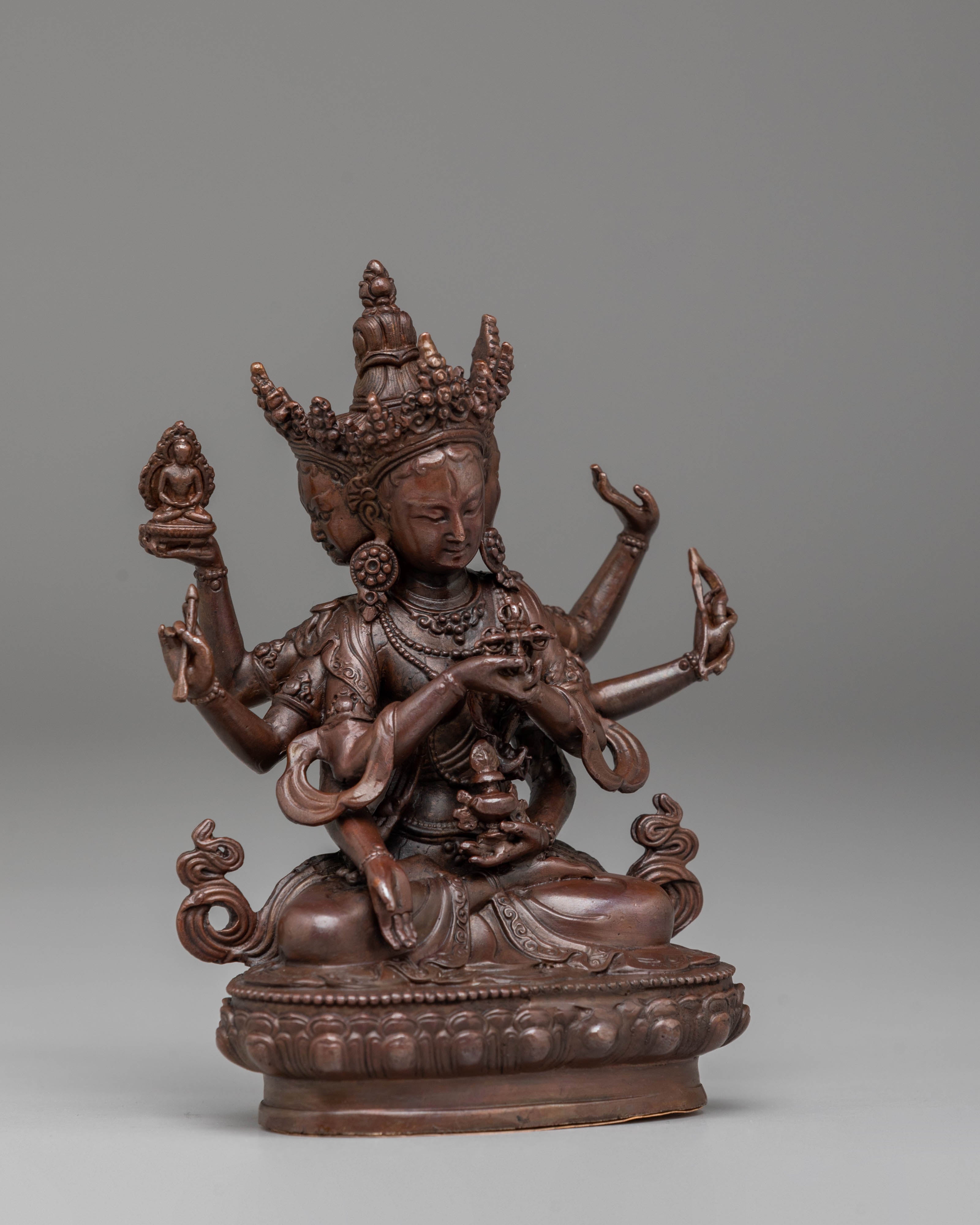 Handcrafted Namgyalma Statue | Tibetan Deity of Longevity and Protection
