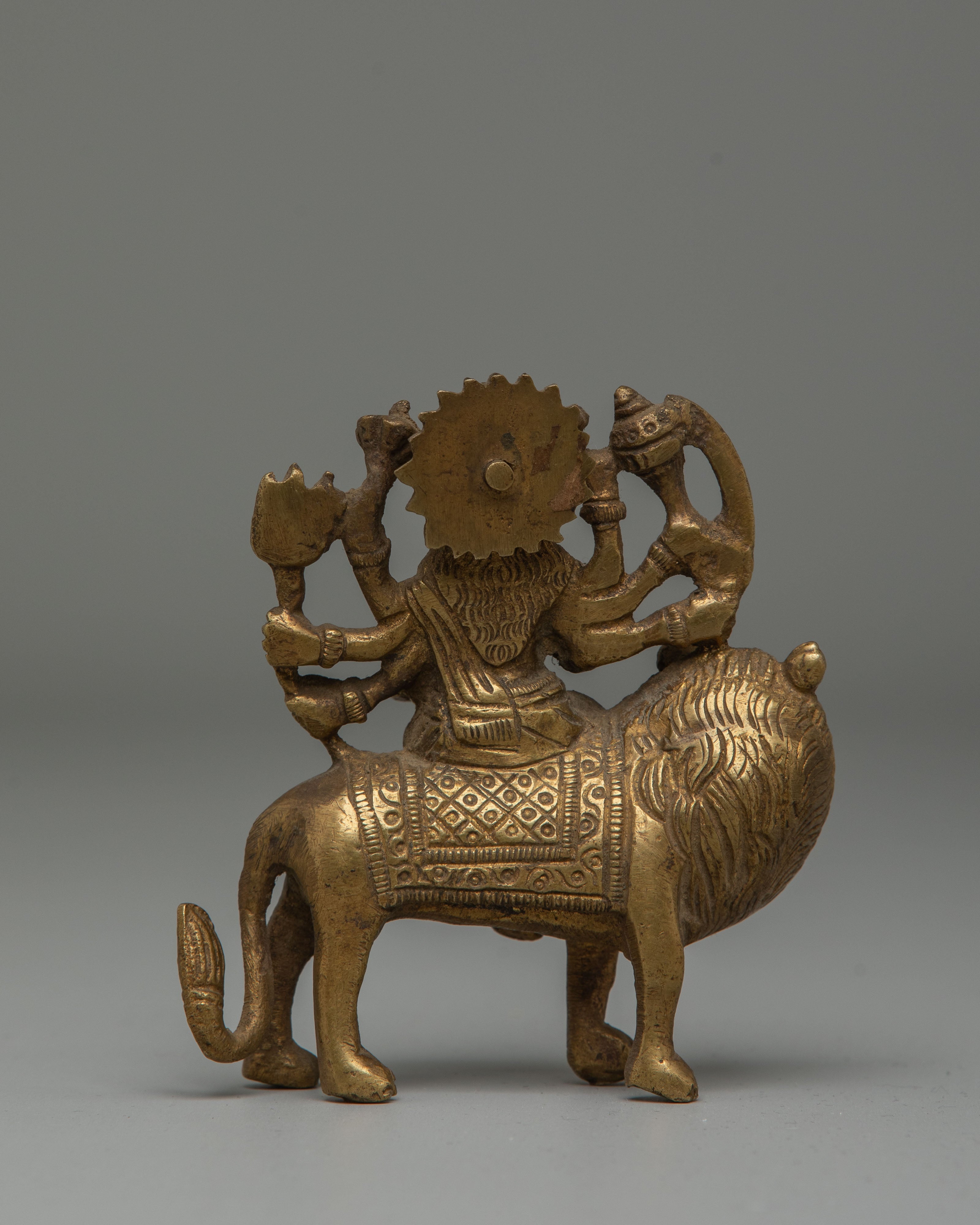 Handmade Brass Durga | Statue Symbol of Protection