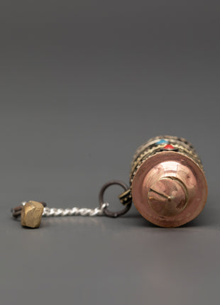 Prayer Wheel Spiritual Mindfulness Tool | Buddhist Mantra Wheel for Meditation and Rituals