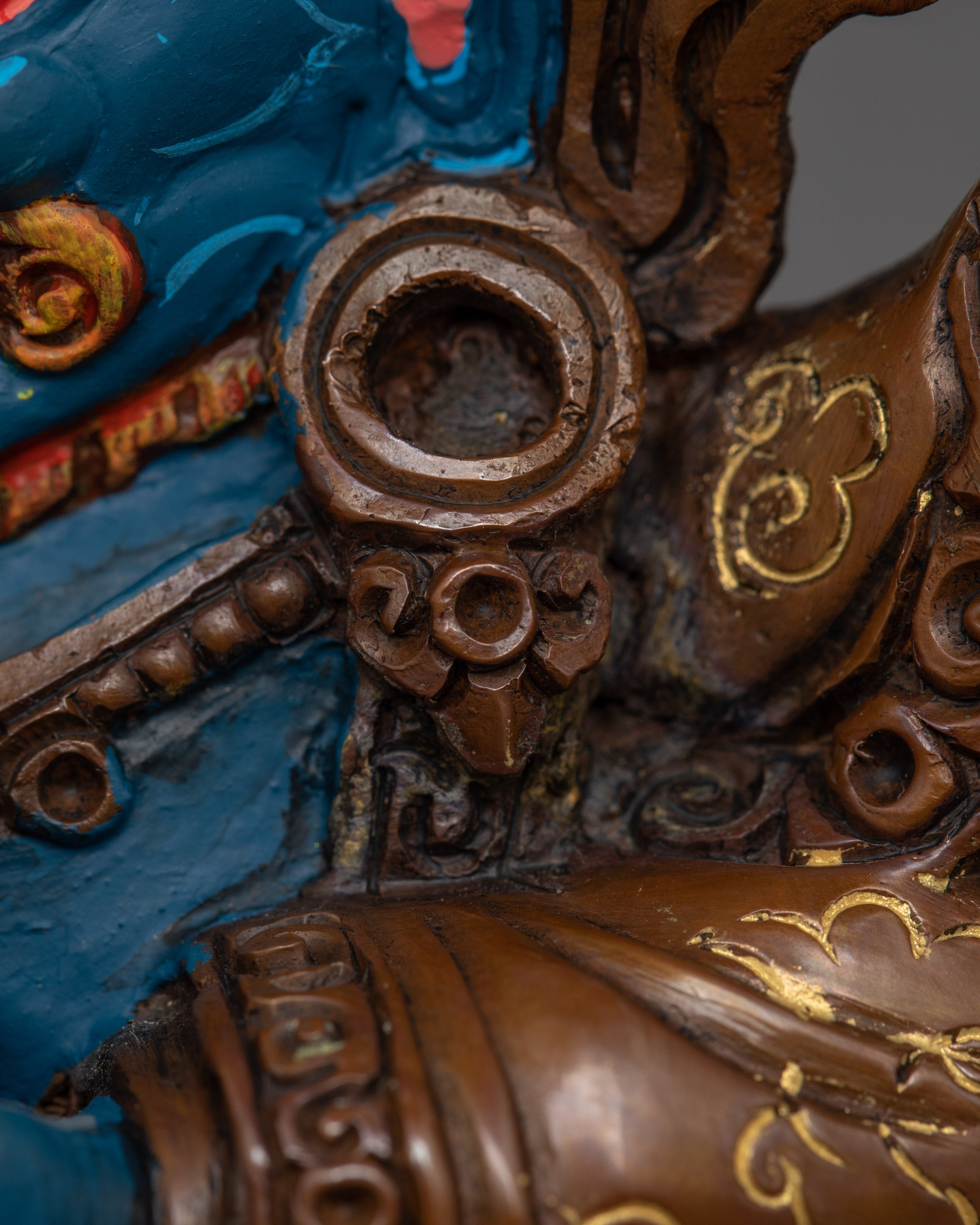 Mahakala Bernakchen Tibetan Deity Figurine | Protector of the Karma Kagyu Lineage