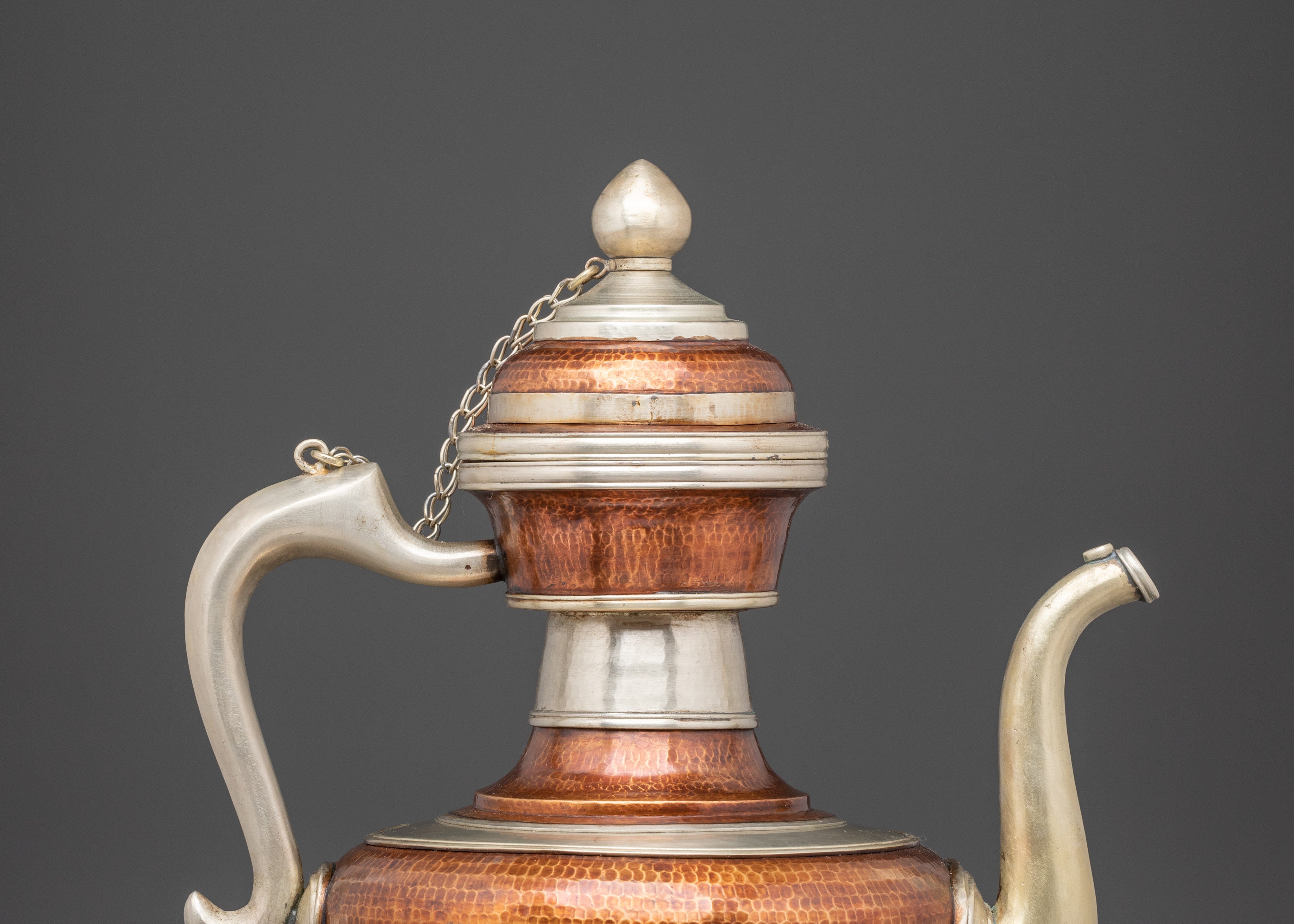 Tibetan Kettle | Silver Plated Teapot