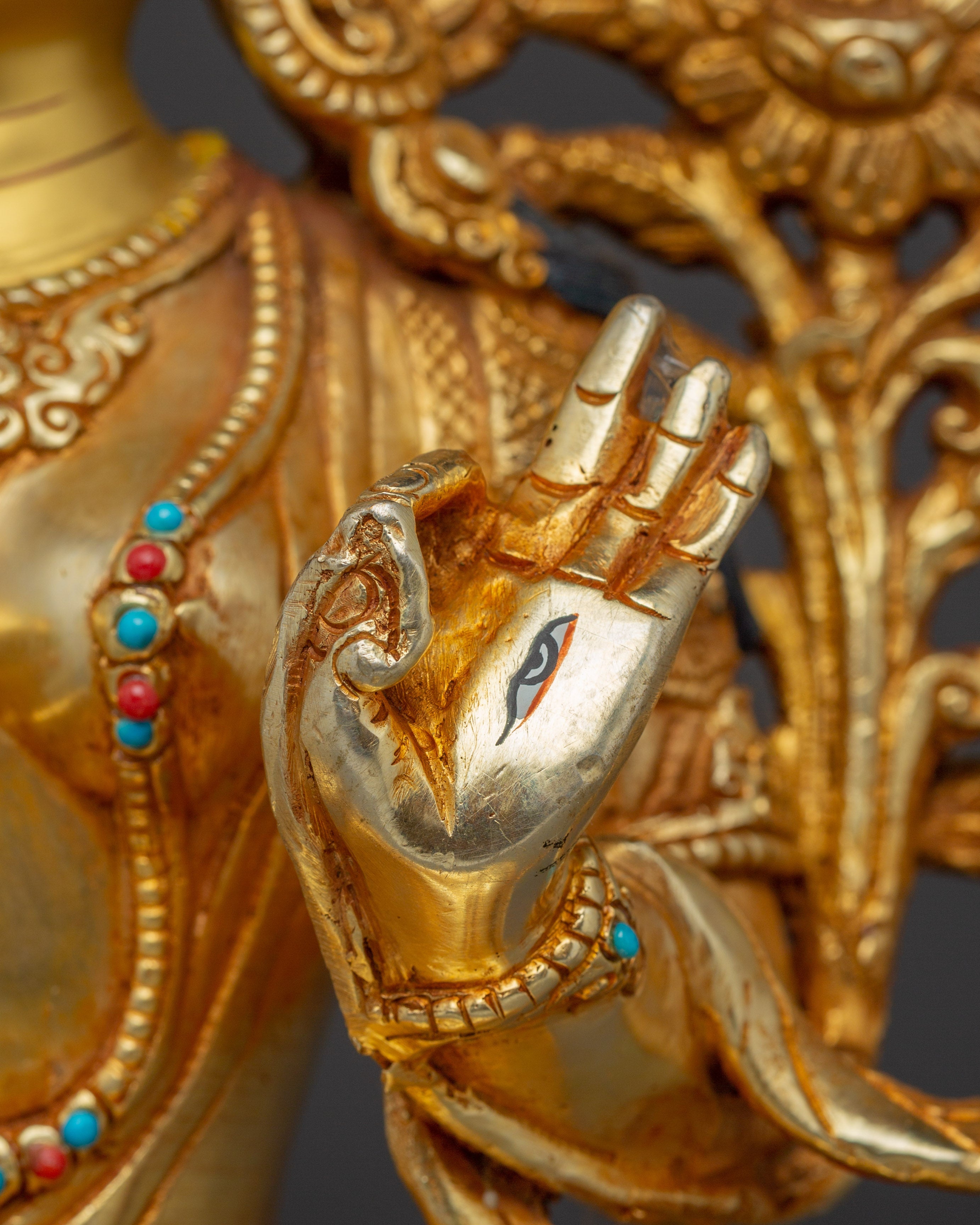 SIta Tara Tibetan Deity Statue | White Tara - Healing Deity