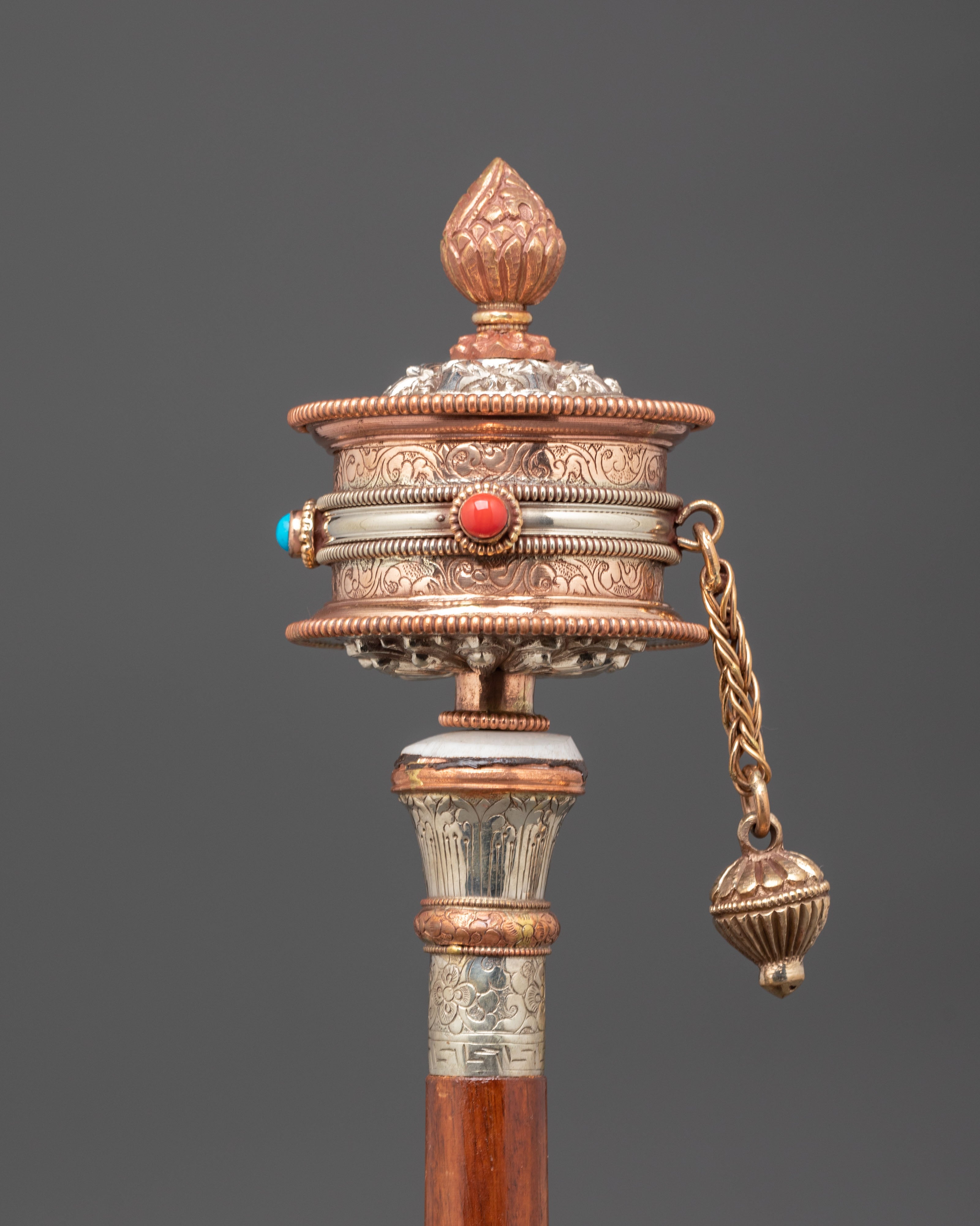 Handheld Spiritual Prayer Wheel | A Guide to Mindful Practice