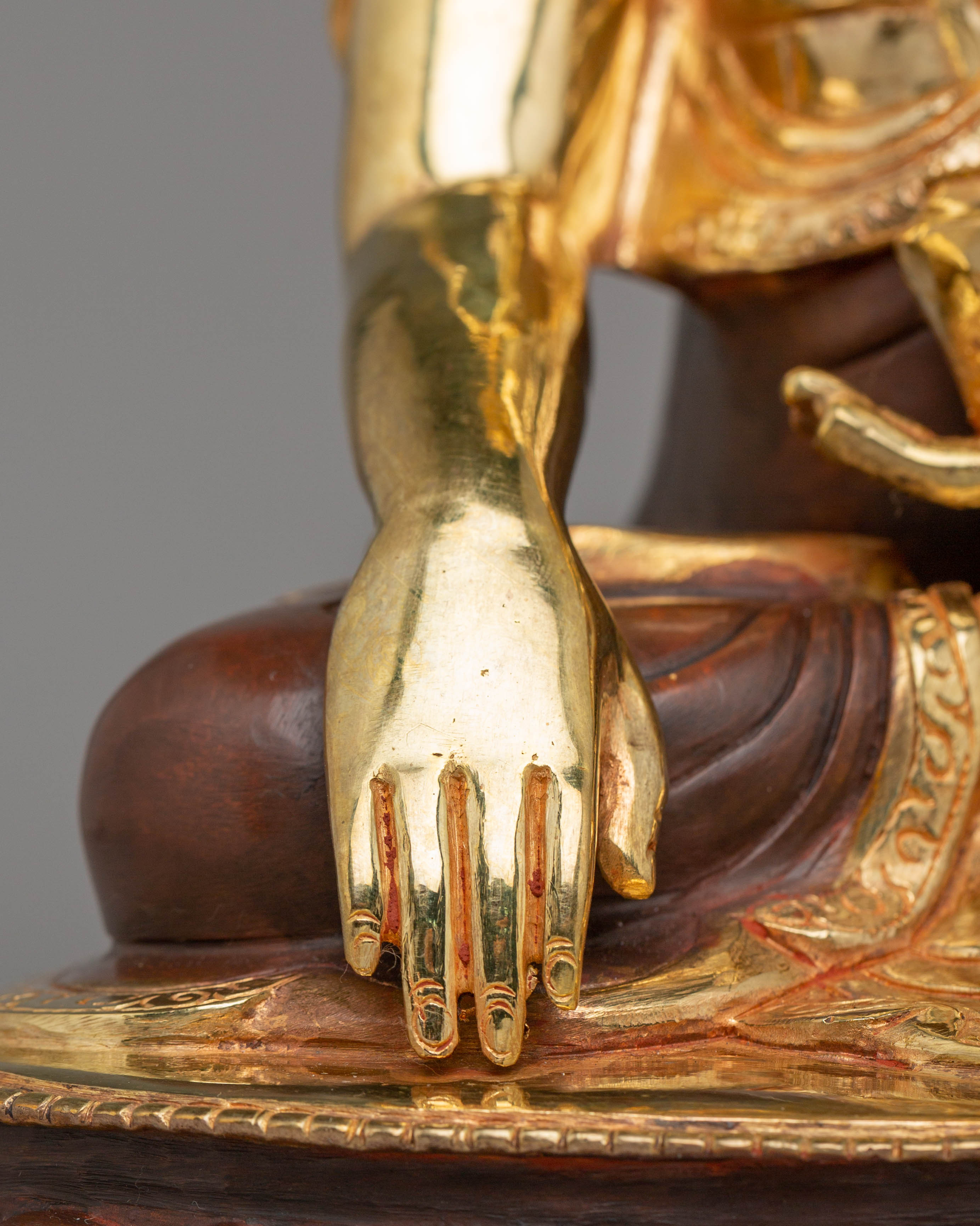 Handmade Shakyamuni Buddha Golden Statue