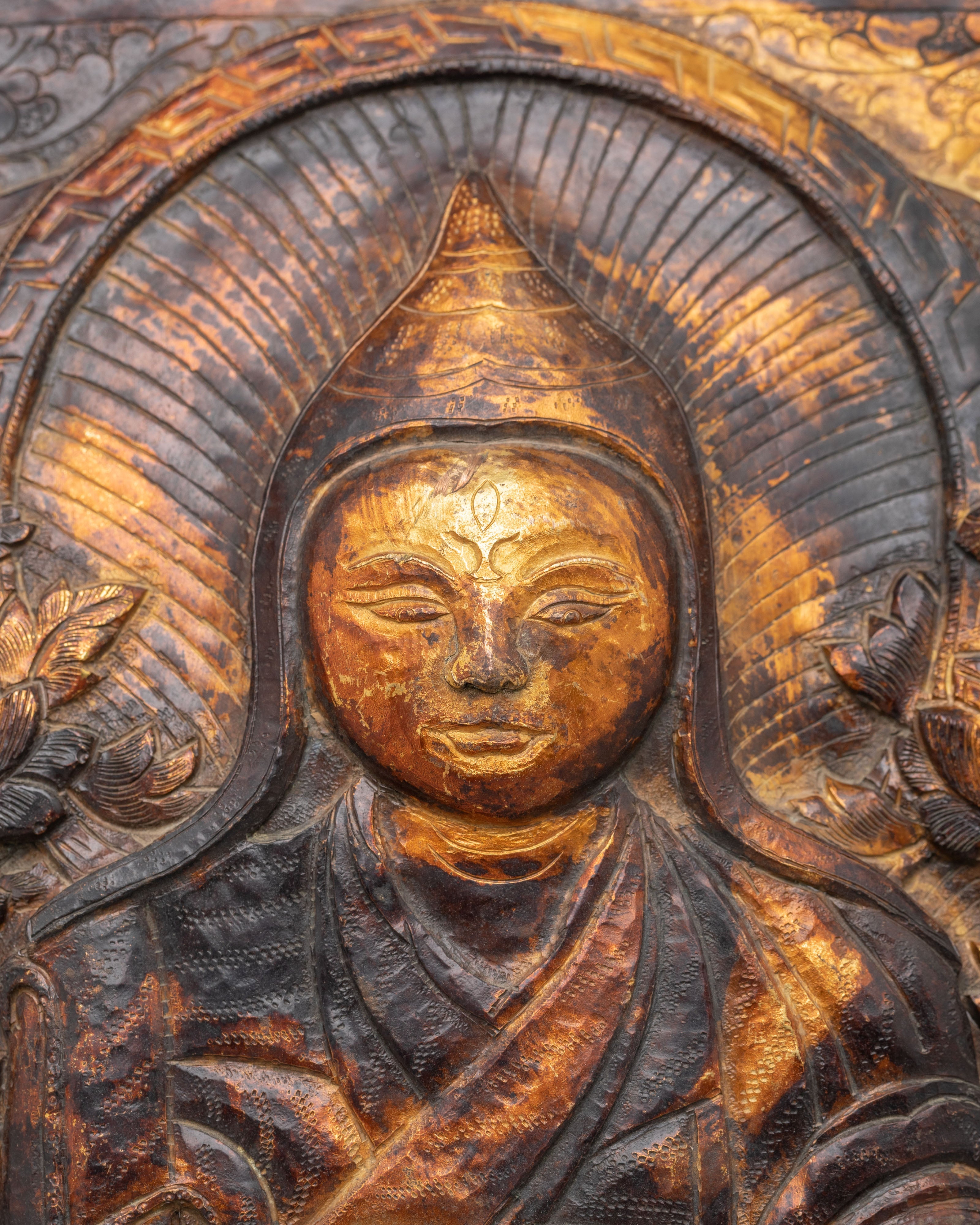 Tsongkhapa Guru Altar Wall Hanging | Traditional Artwork