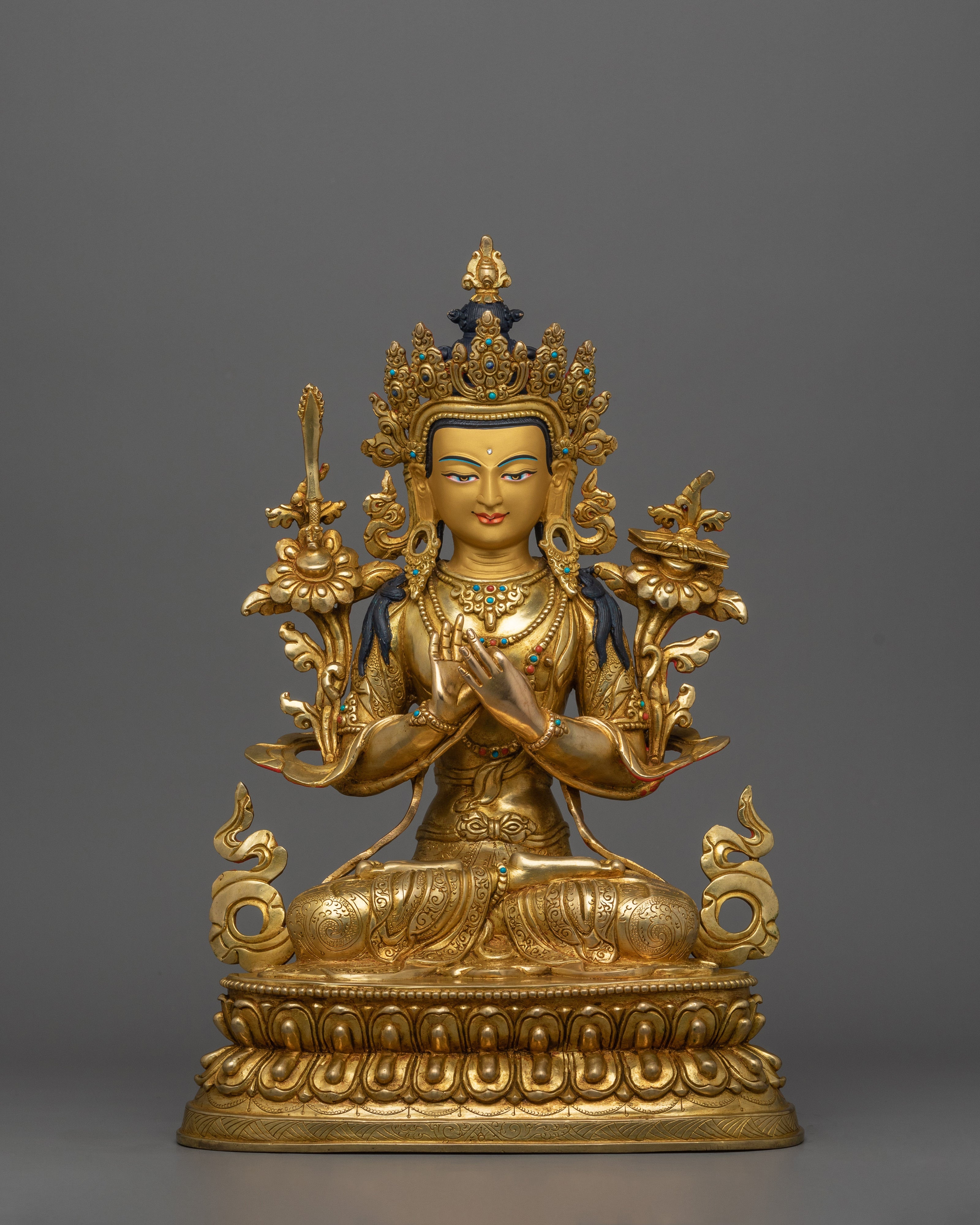 himalayan-statue-of-knowledge-deity-manjushri