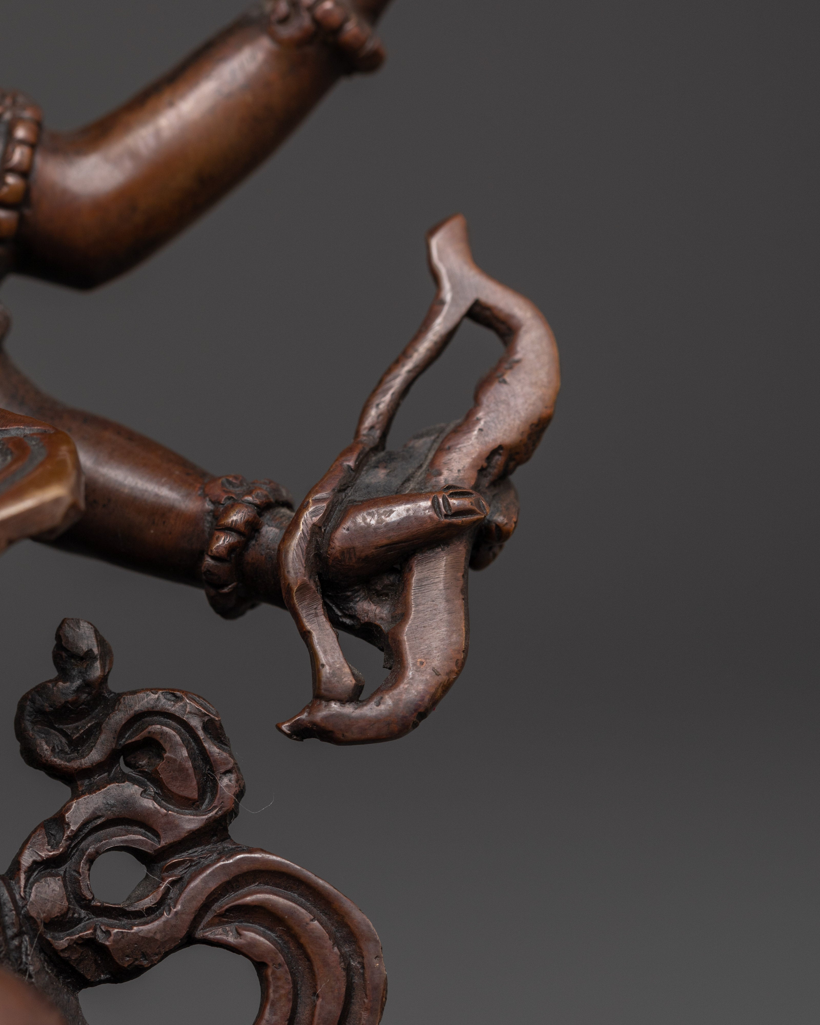 Copper Oxidized Namgyalma Statue | Tibetan Buddhist Deity Statue