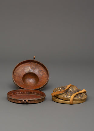 Tingsha Cymbals with Cover | Tibetan Meditation Bells for Sound Healing & Rituals