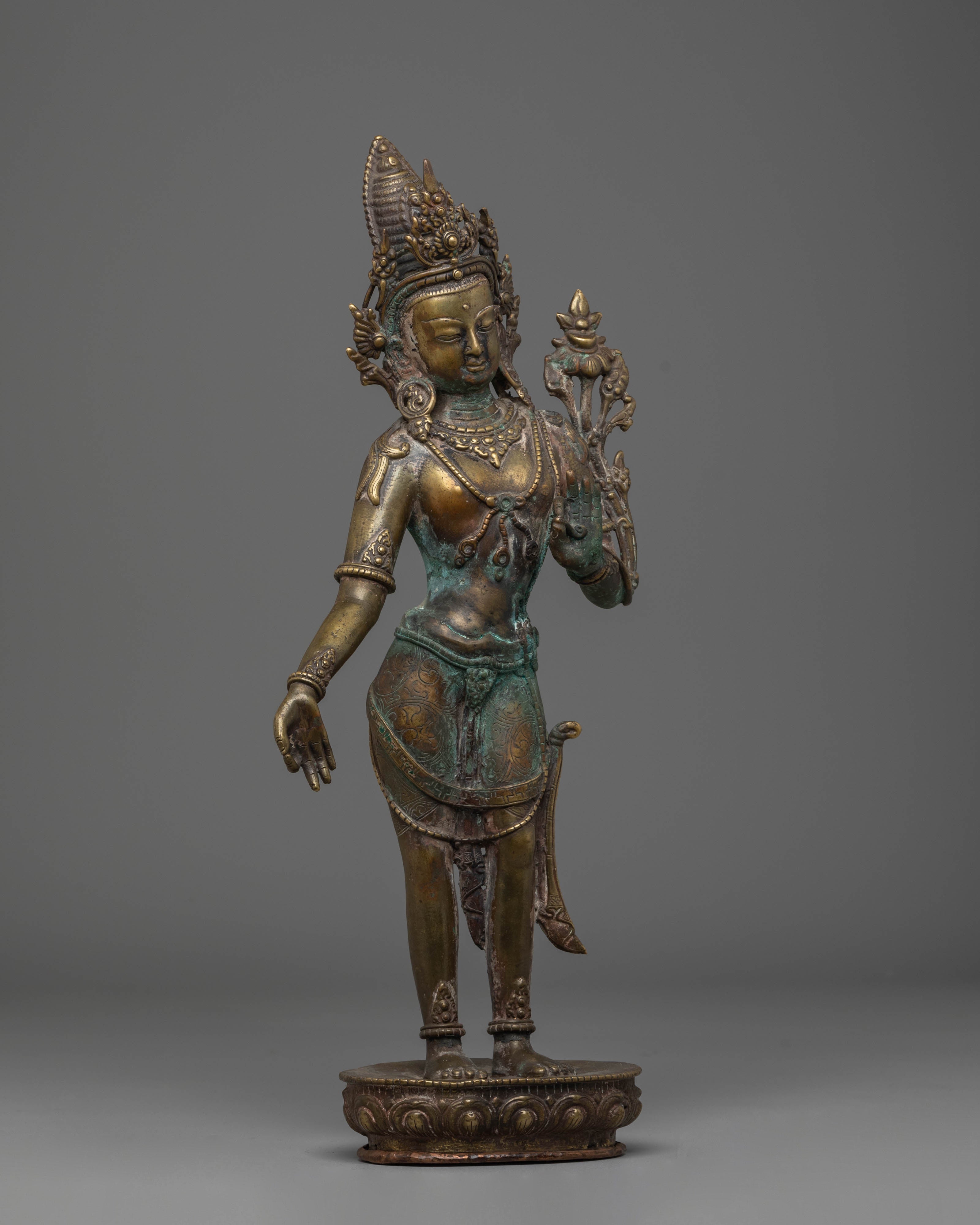 Green Tara Statue Protector from Suffering and Obstacles