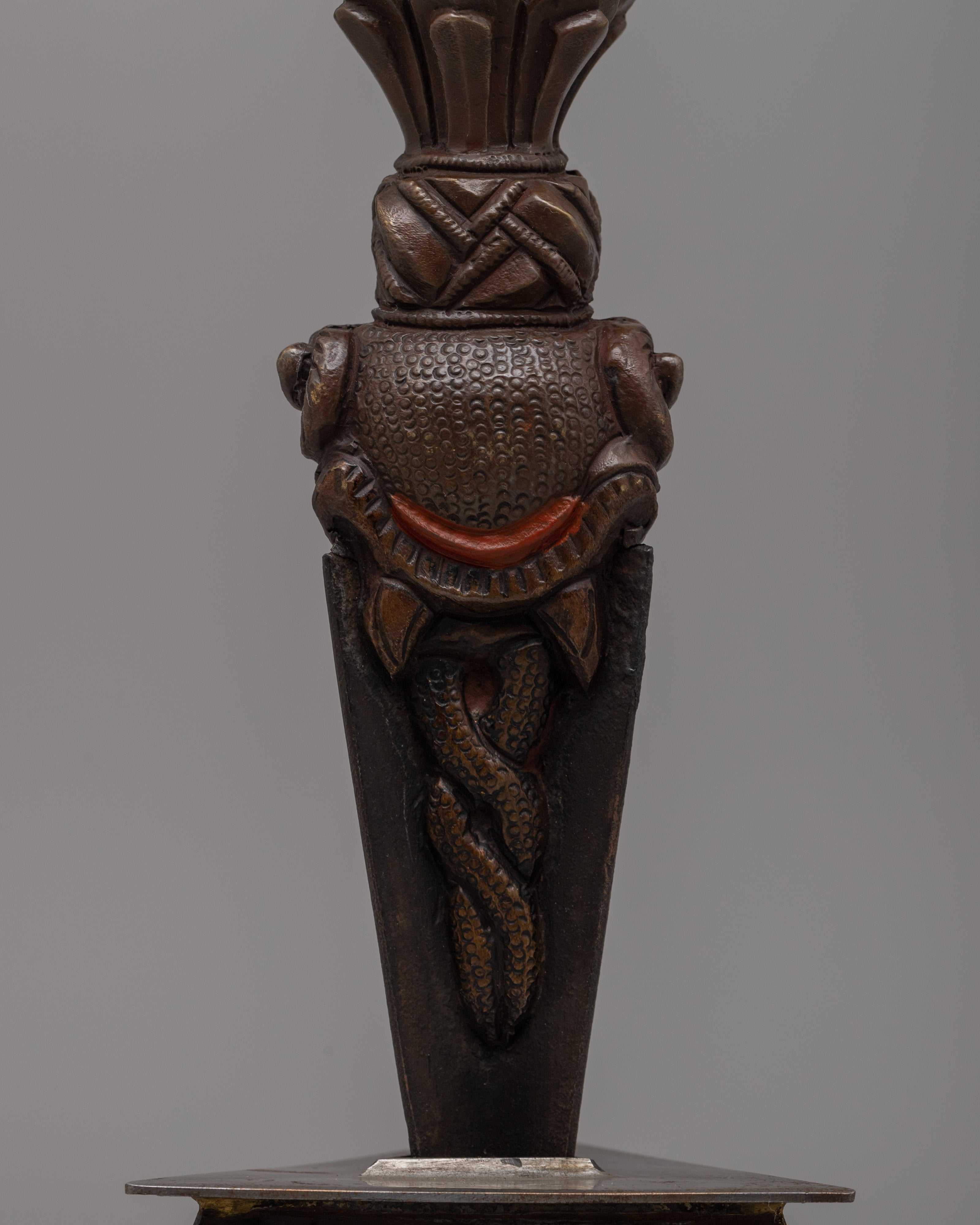 Sacred Phurba Ritual Dagger | Tibetan Buddhist Tool for Spiritual Practices