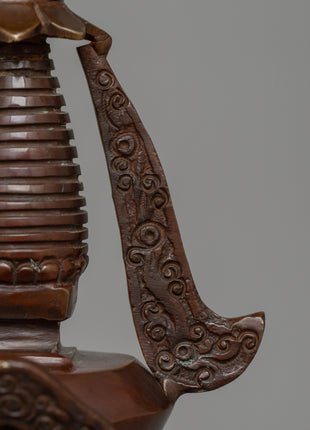 Stupa of Reconciliation | Traditional Buddhist Sculpture for Meditation and Healing