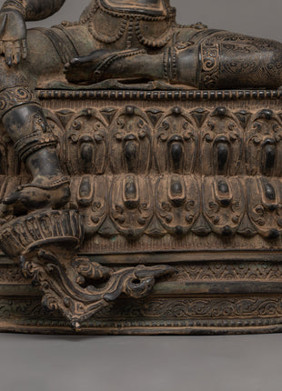 Antique Finish Green Tara Statue | Compassion and Protection Deity Statue