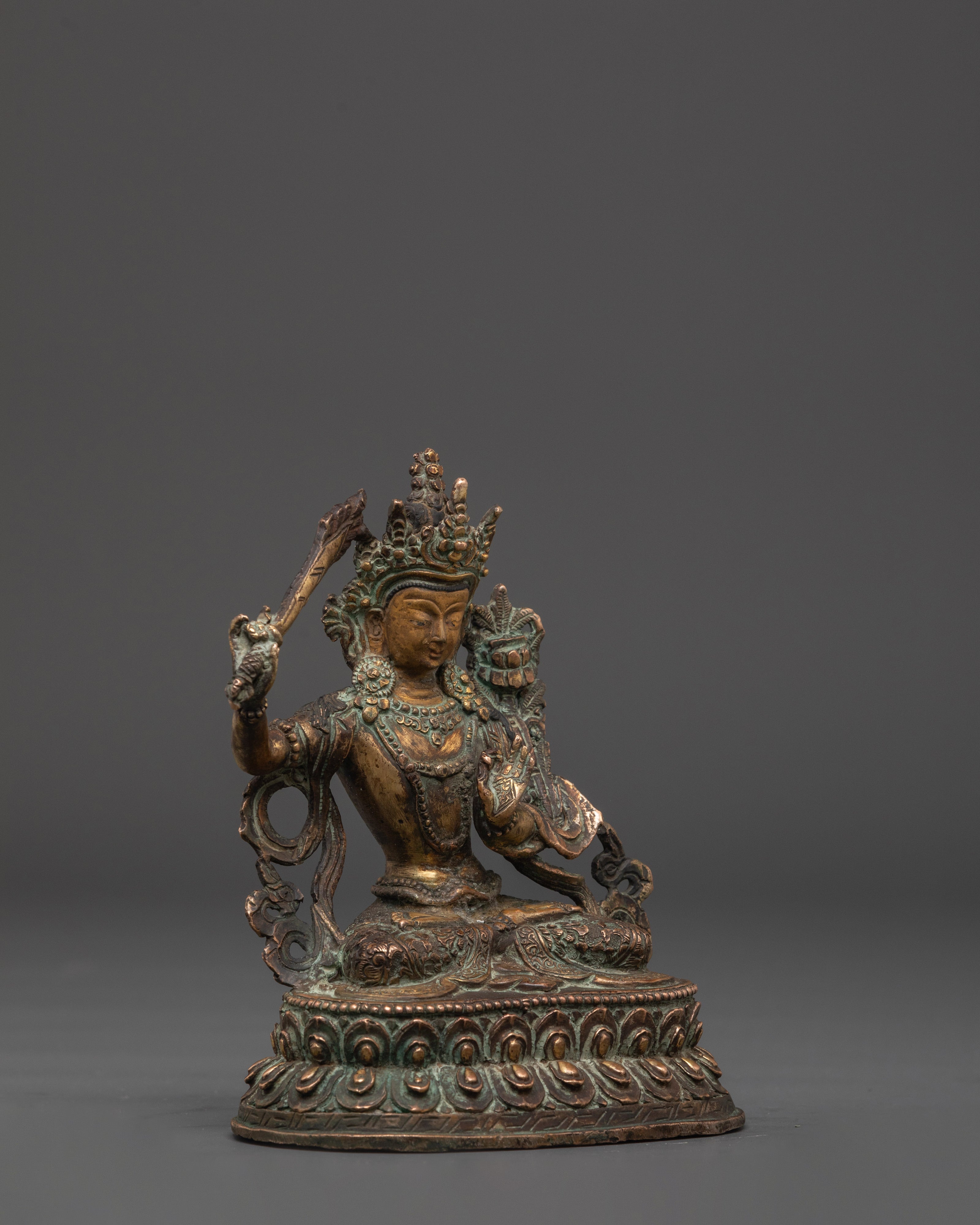 Manjushri sculpture | Symbol of Wisdom and Enlightenment