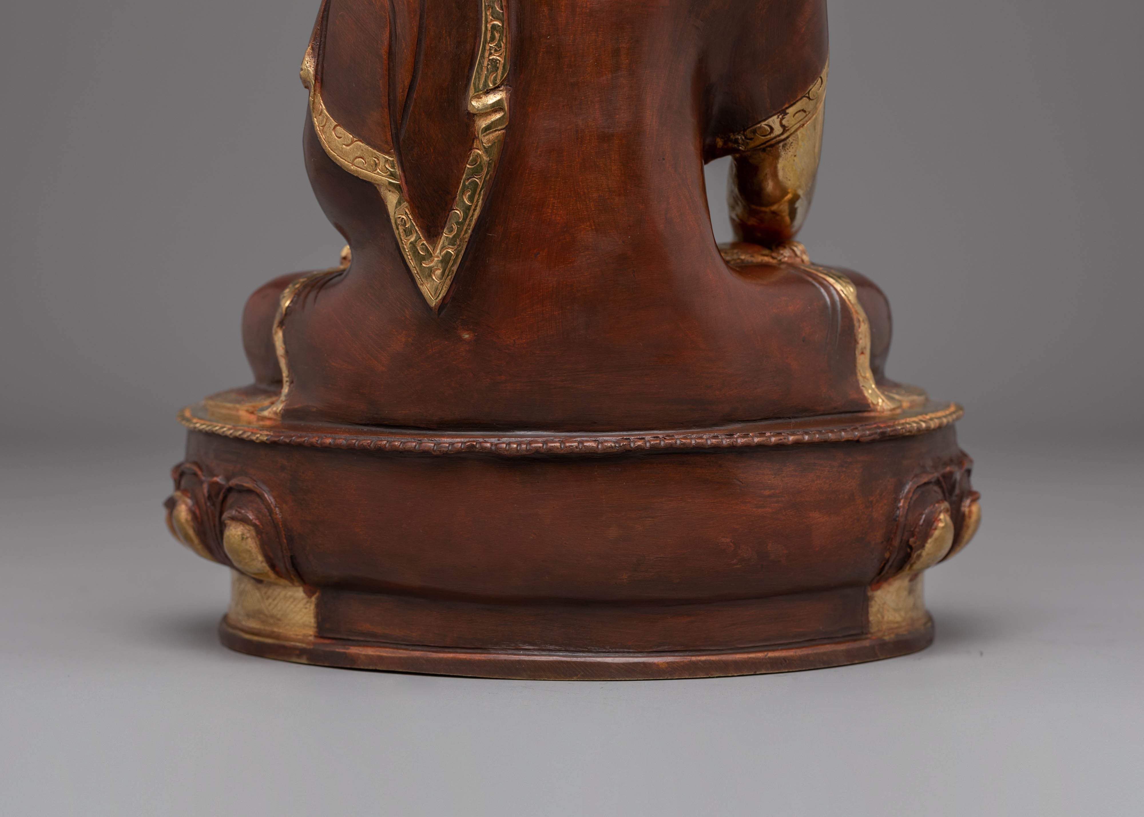 Handmade Copper Statue of Shakyamuni Buddha | Symbol of Enlightenment