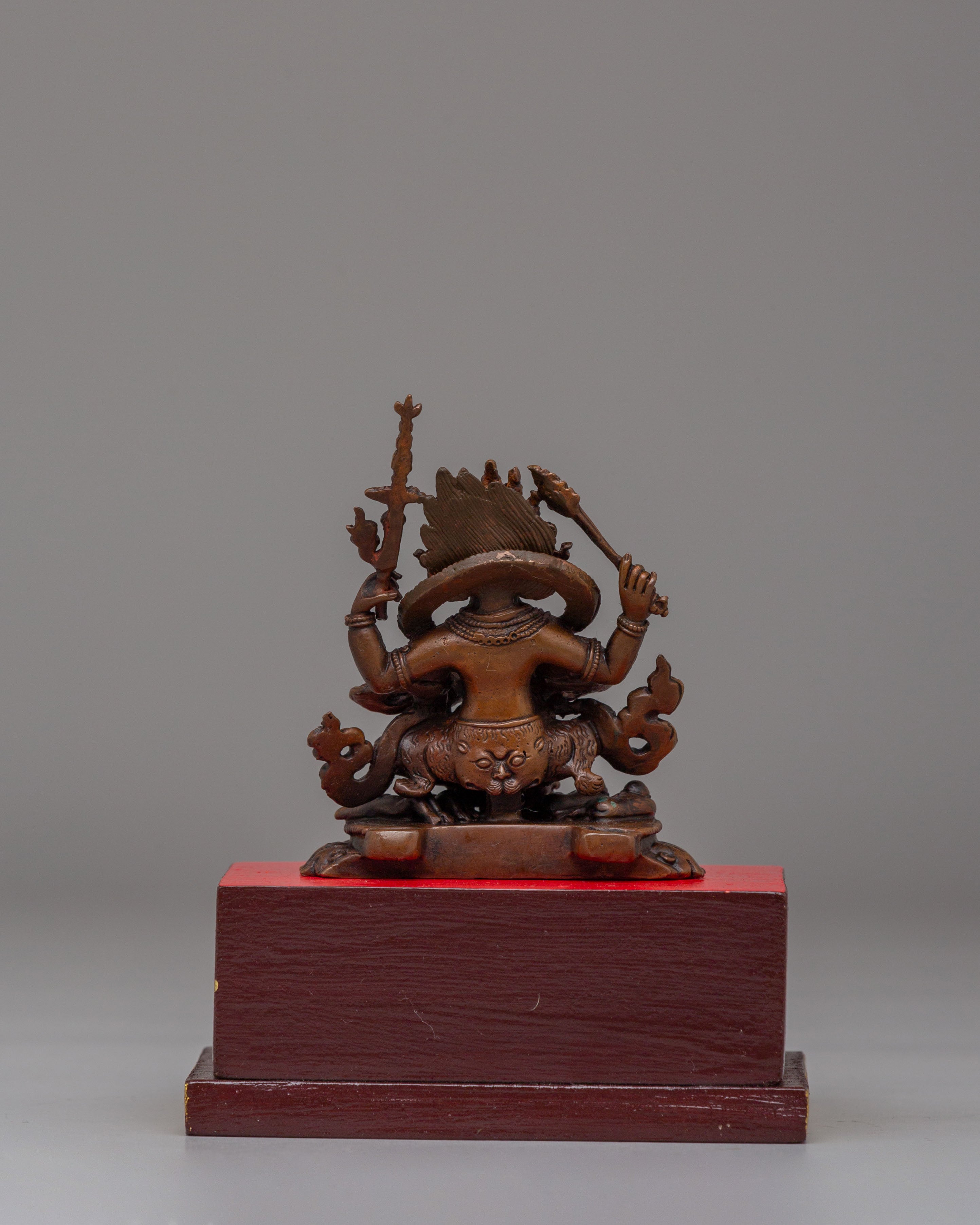 Tibetan Four-Armed Mahakala Statue | Symbolizing Spiritual Protection and Transformation