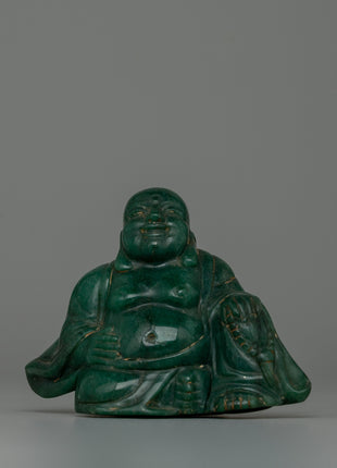 Jade Laughing Buddha Statue​