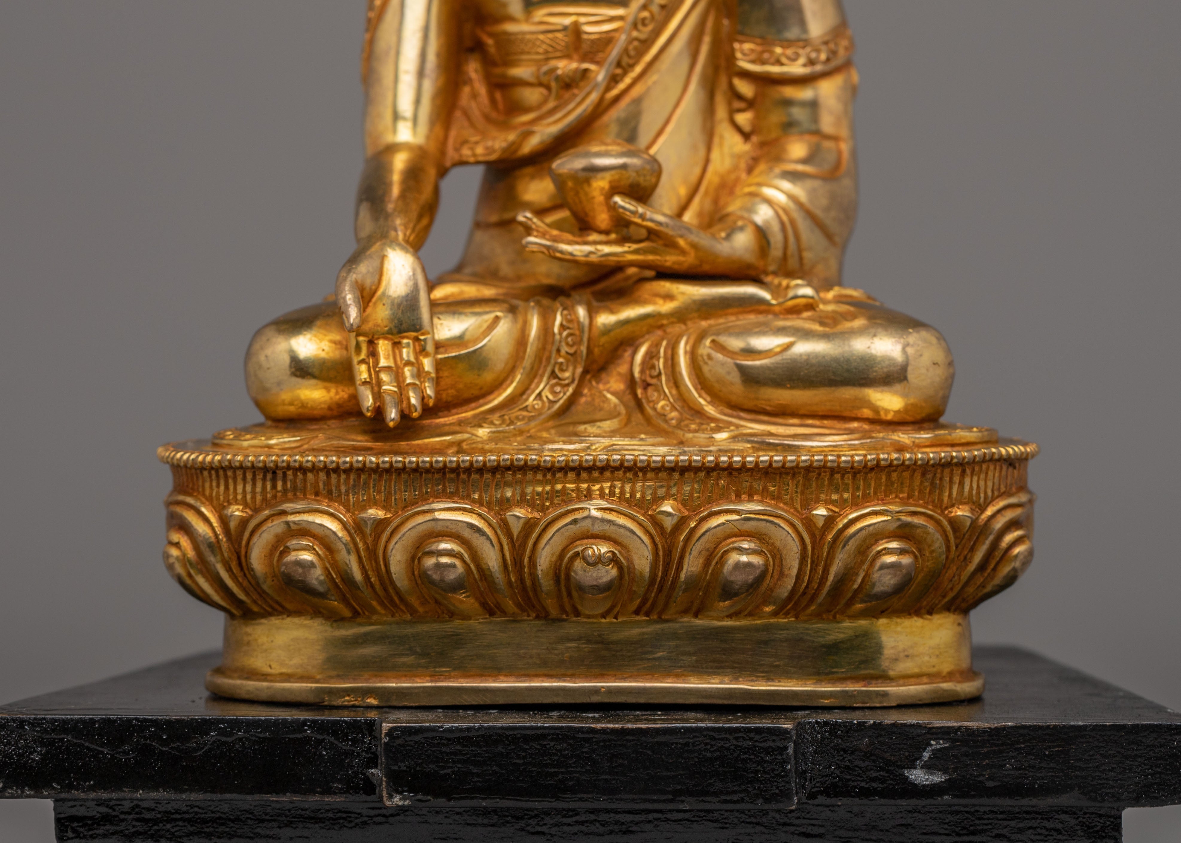 Sacred Ratnasambhava Statue | Himalayan Buddhist Art