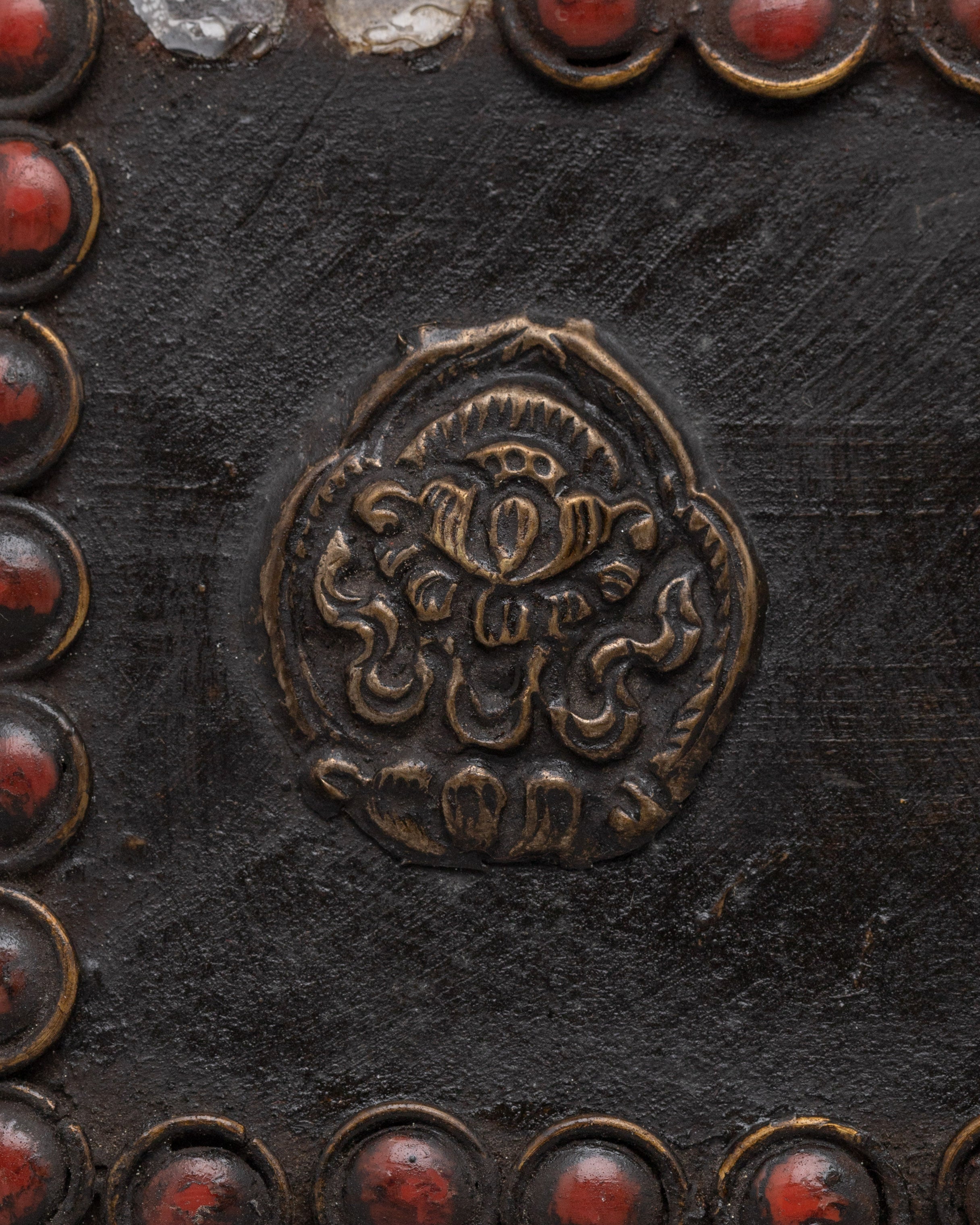 Handcrafted Tibetan Book Cover | Buddhist Ritual and Sacred Text Decor