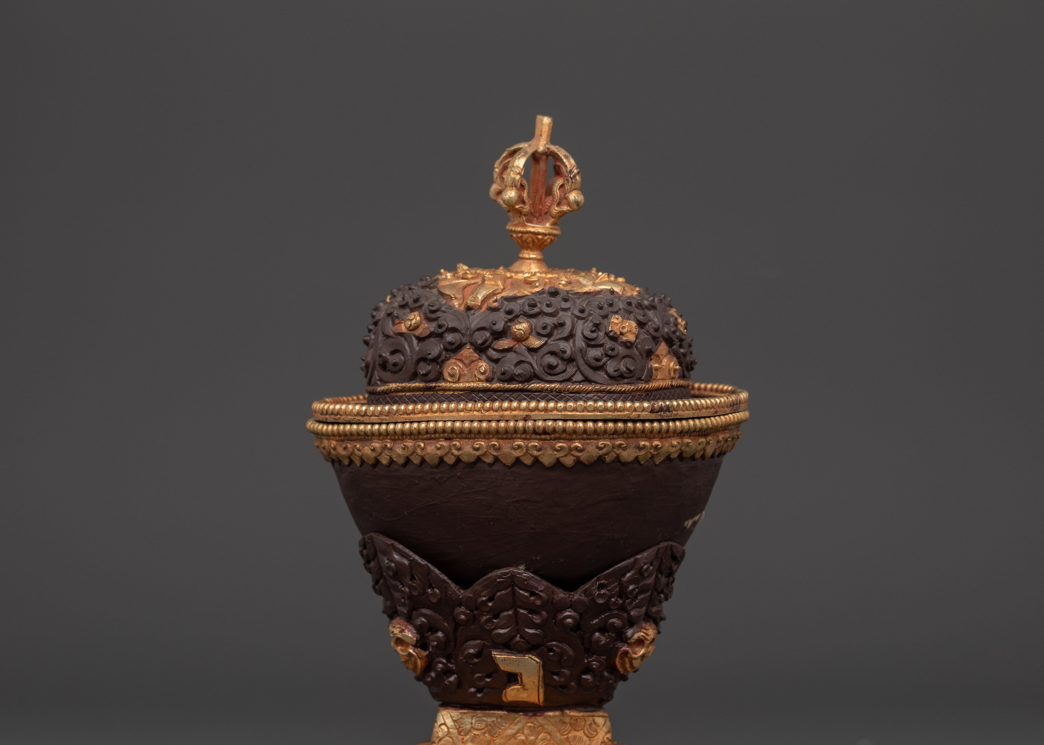 Copper Kapala Offering Set | For Tantric Ceremonies & Tibetan Buddhist Offerings