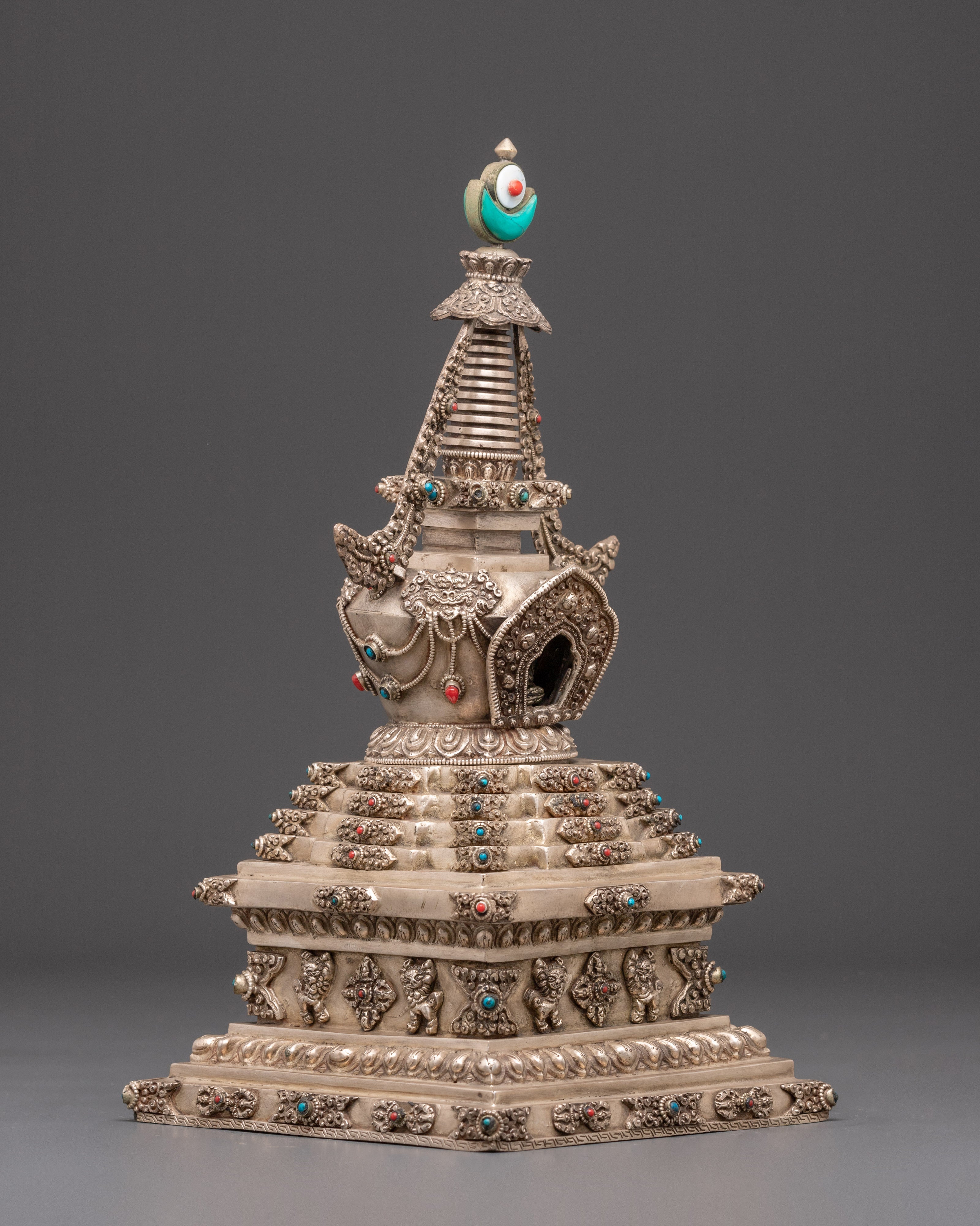 Handmade Stupa for Buddhist Ritual | Symbol of Enlightenment