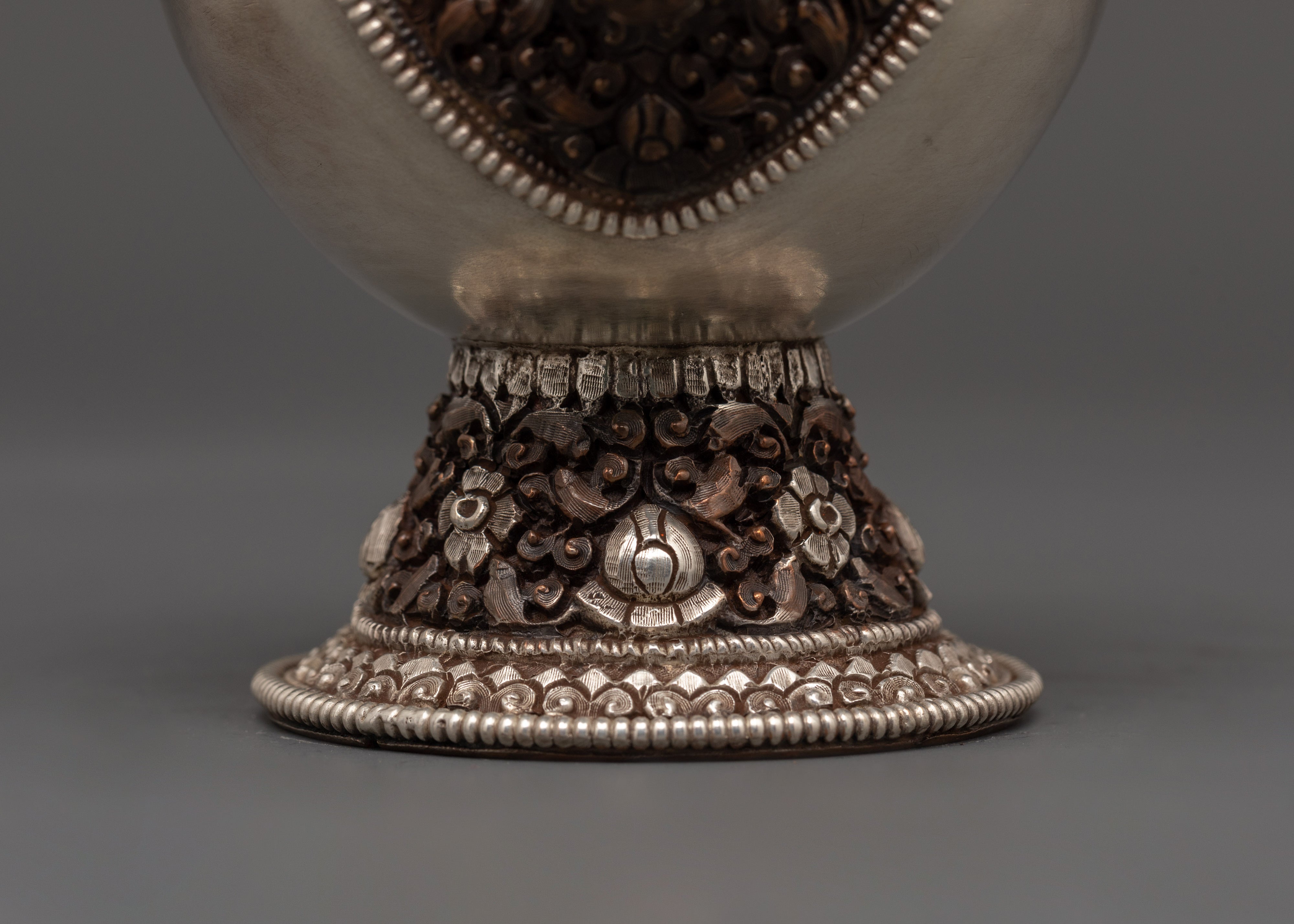 Oxidized Copper Water Vase Bhumba set |  Sacred Temple Decor