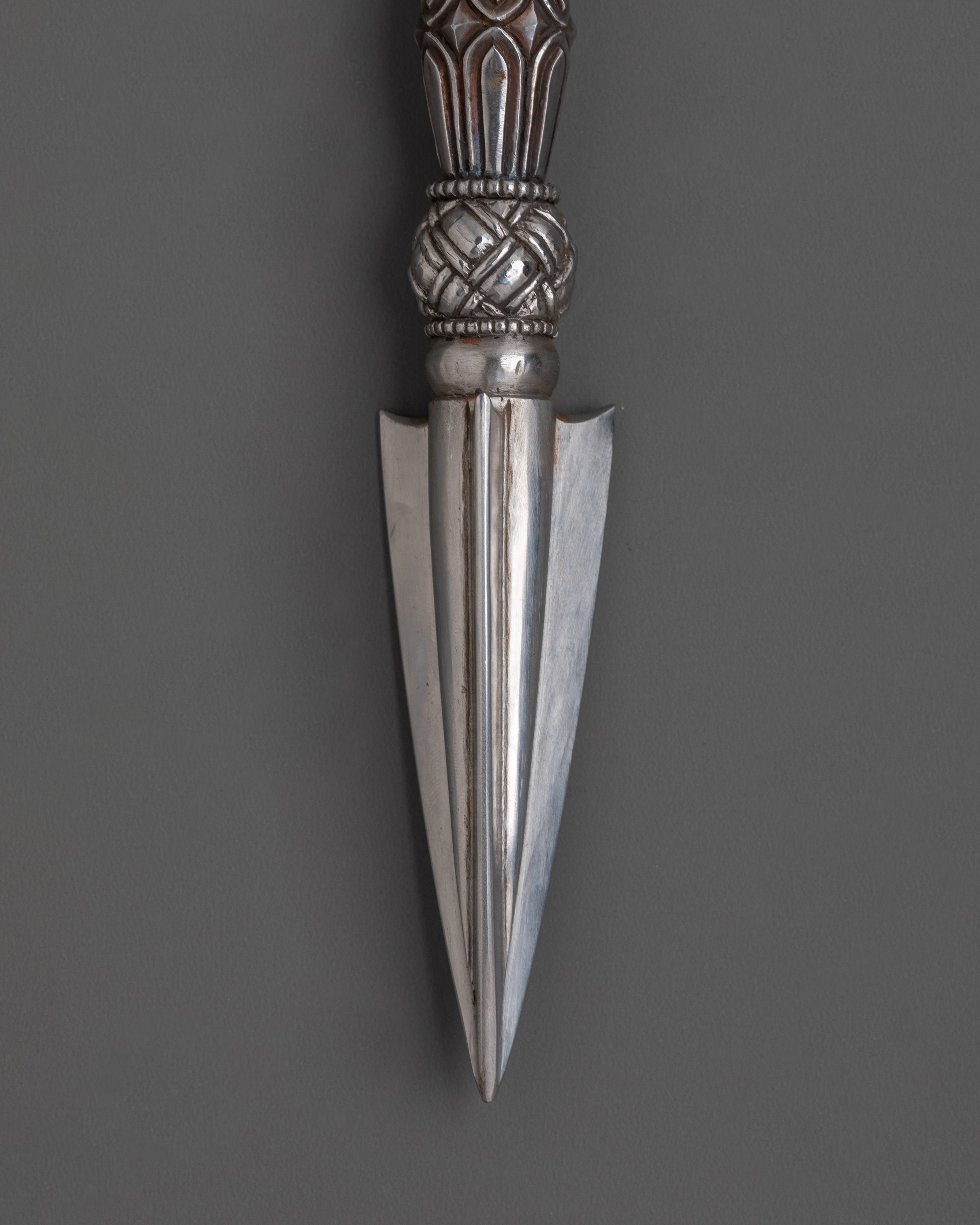 Himalayan Ceremonial Phurba Dagger | Tibetan Spiritual Ritual Tool