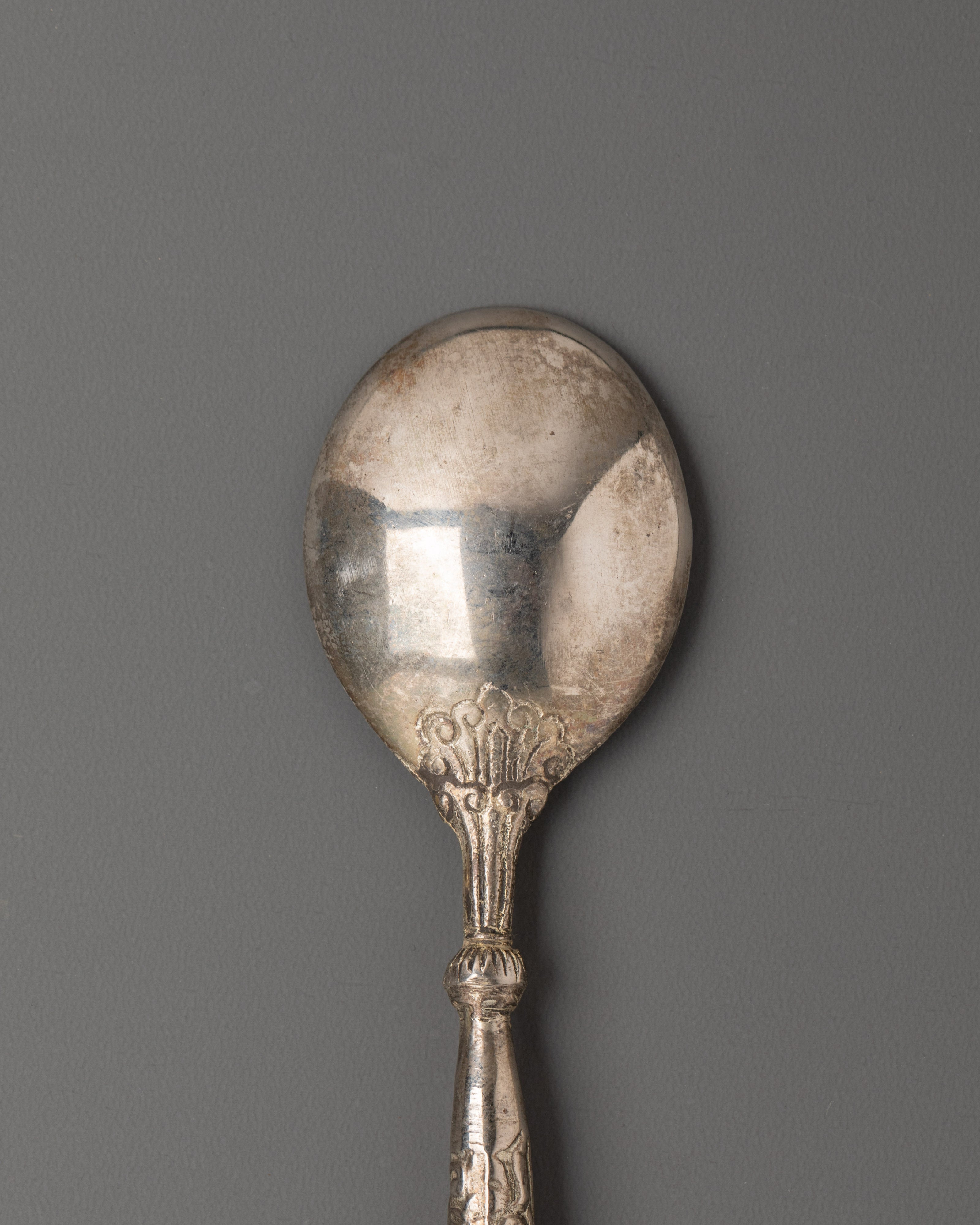 Handcrafted Spoon and Fork Pair | Intricate White Metal Design for Elegant Dining