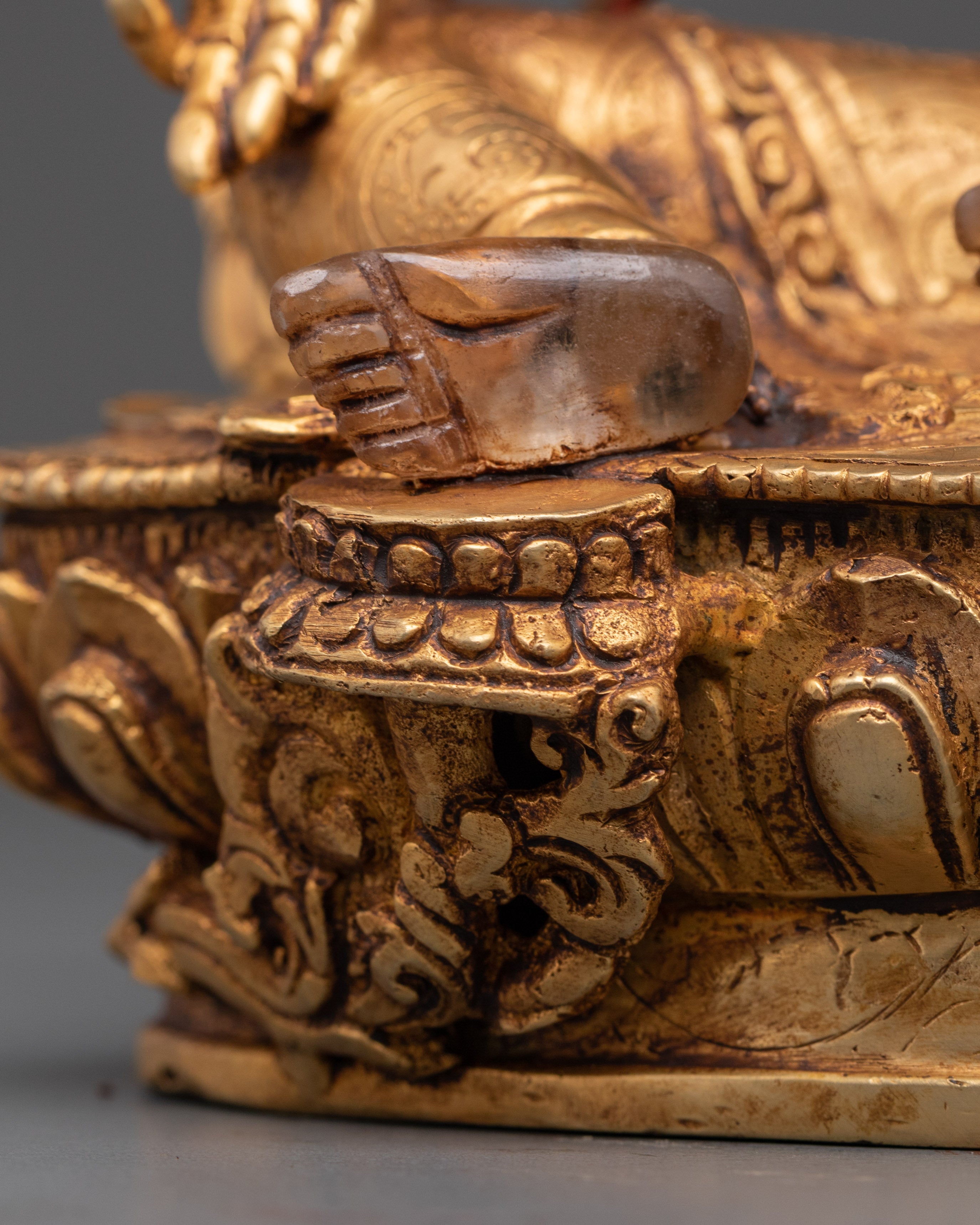 Crystal Green Tara Statue | Buddhist Goddess of Compassion